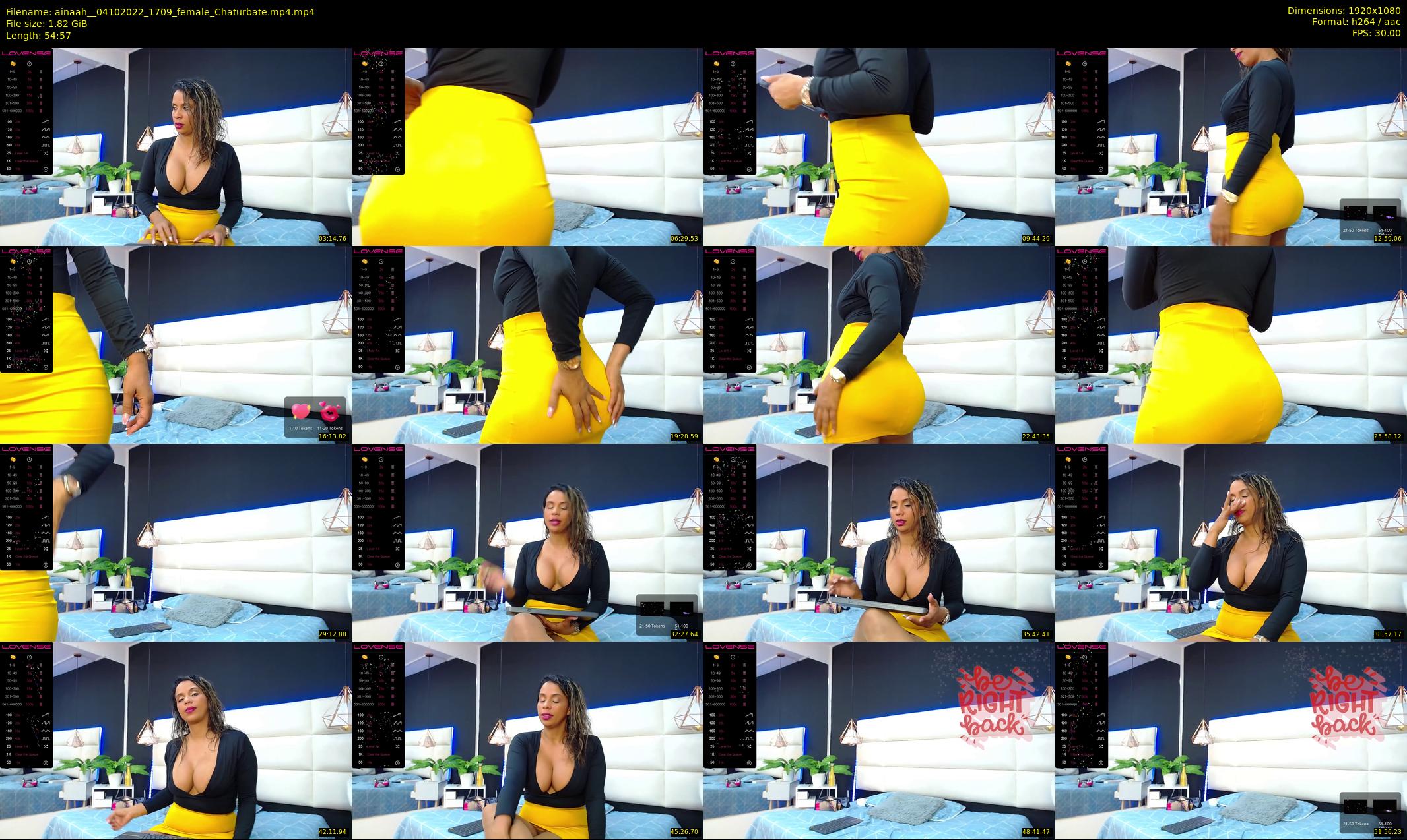 ainaah_ — 55 minute Chaturbate female cam show recording, 1080p, Oct 4, 2022