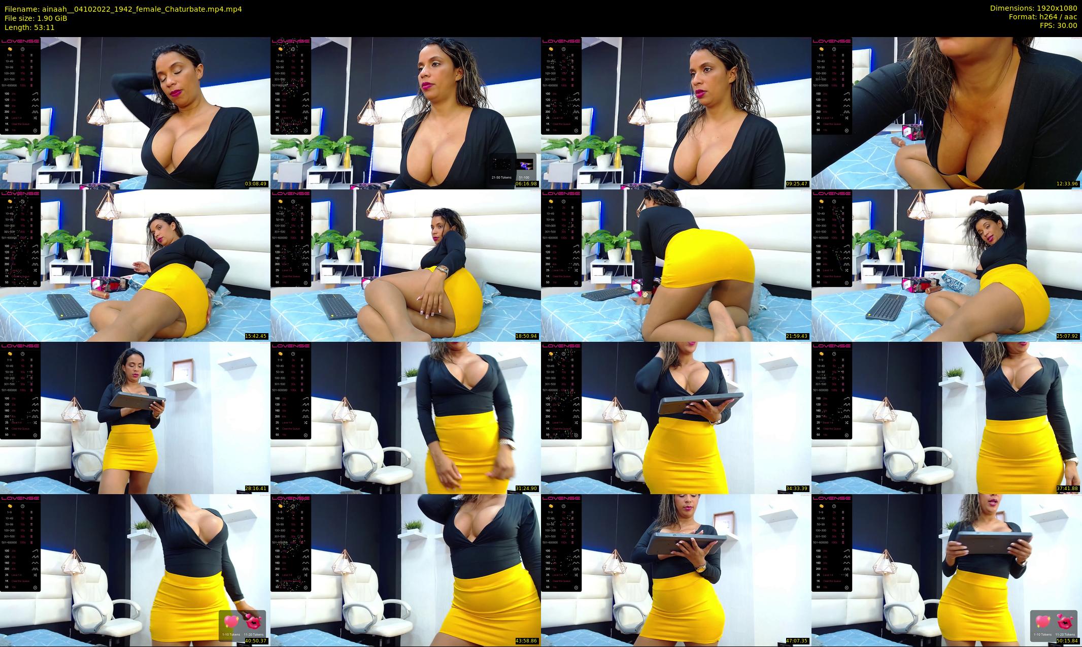 ainaah_ — 54 minute Chaturbate female cam show recording, 1080p, Oct 4, 2022
