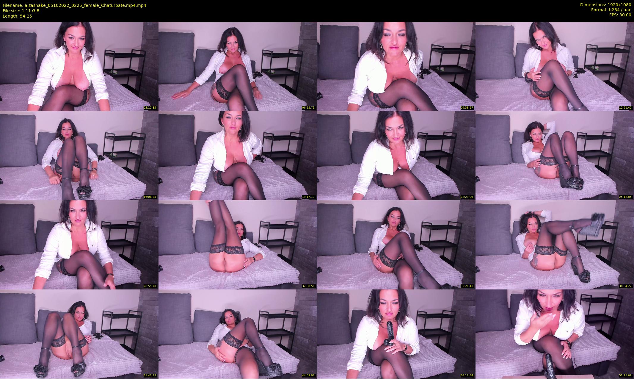 aizashake — 55 minute Chaturbate female cam show recording, 1080p, Oct 5, 2022