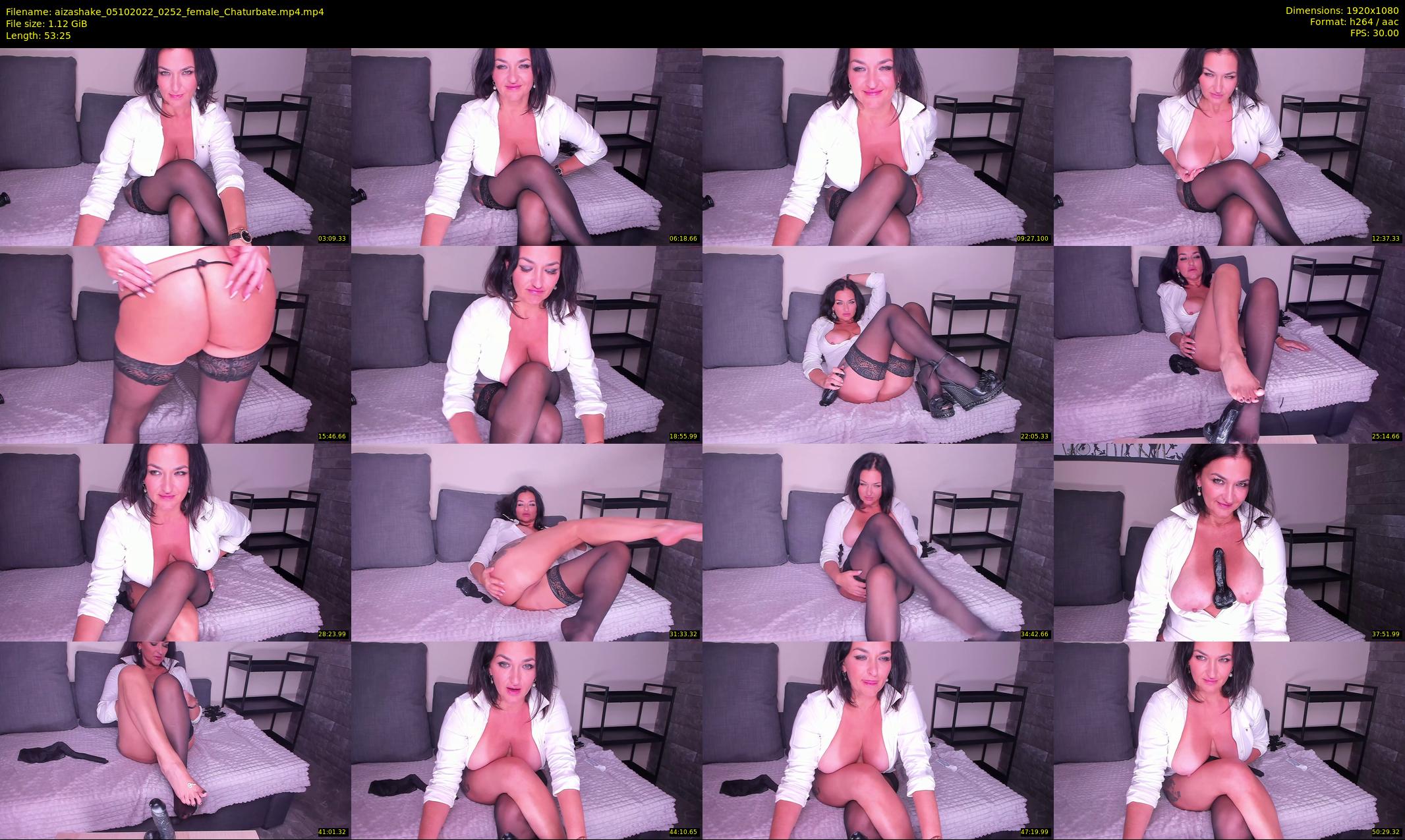 aizashake — 54 minute Chaturbate female cam show recording, 1080p, Oct 5, 2022