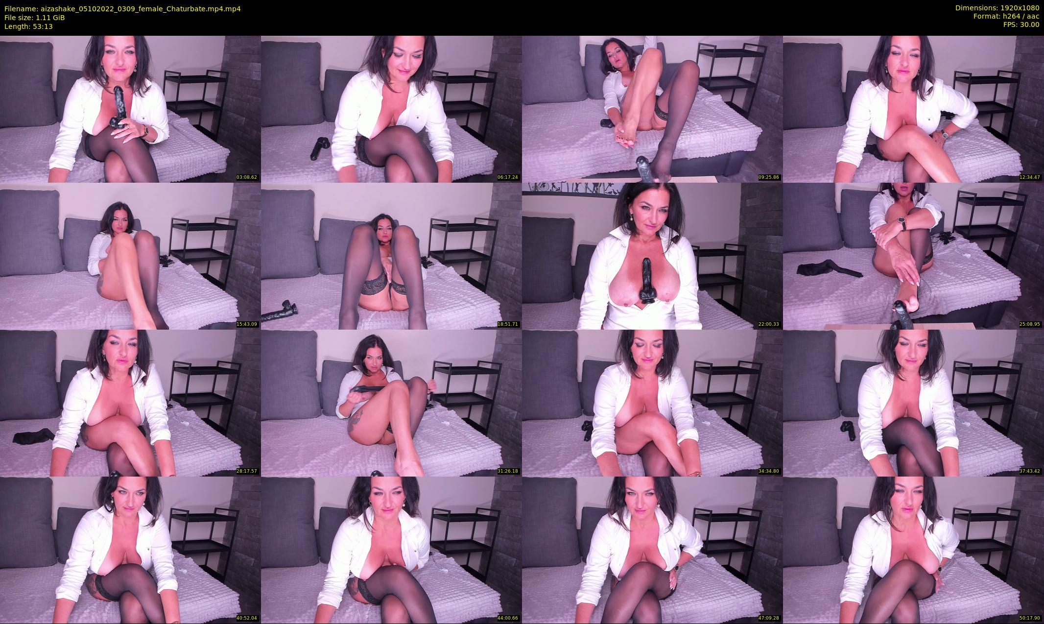 aizashake — 54 minute Chaturbate female cam show recording, 1080p, Oct 5, 2022