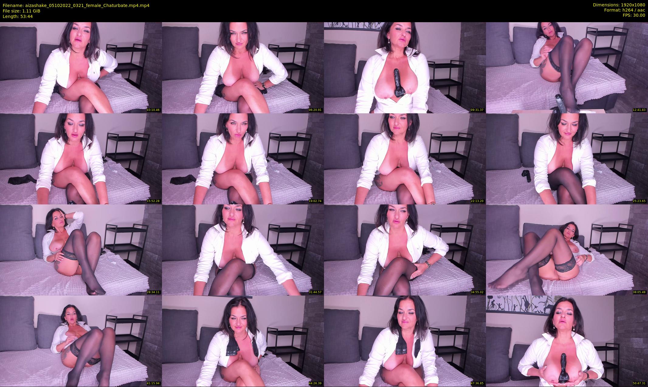 aizashake — 54 minute Chaturbate female cam show recording, 1080p, Oct 5, 2022