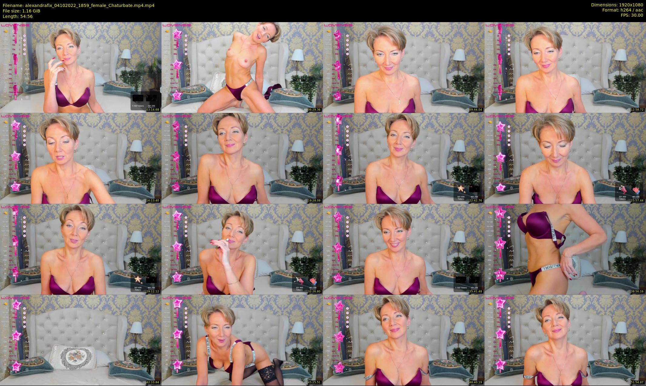 alexandrafix — 55 minute Chaturbate female cam show recording, 1080p, Oct 4, 2022