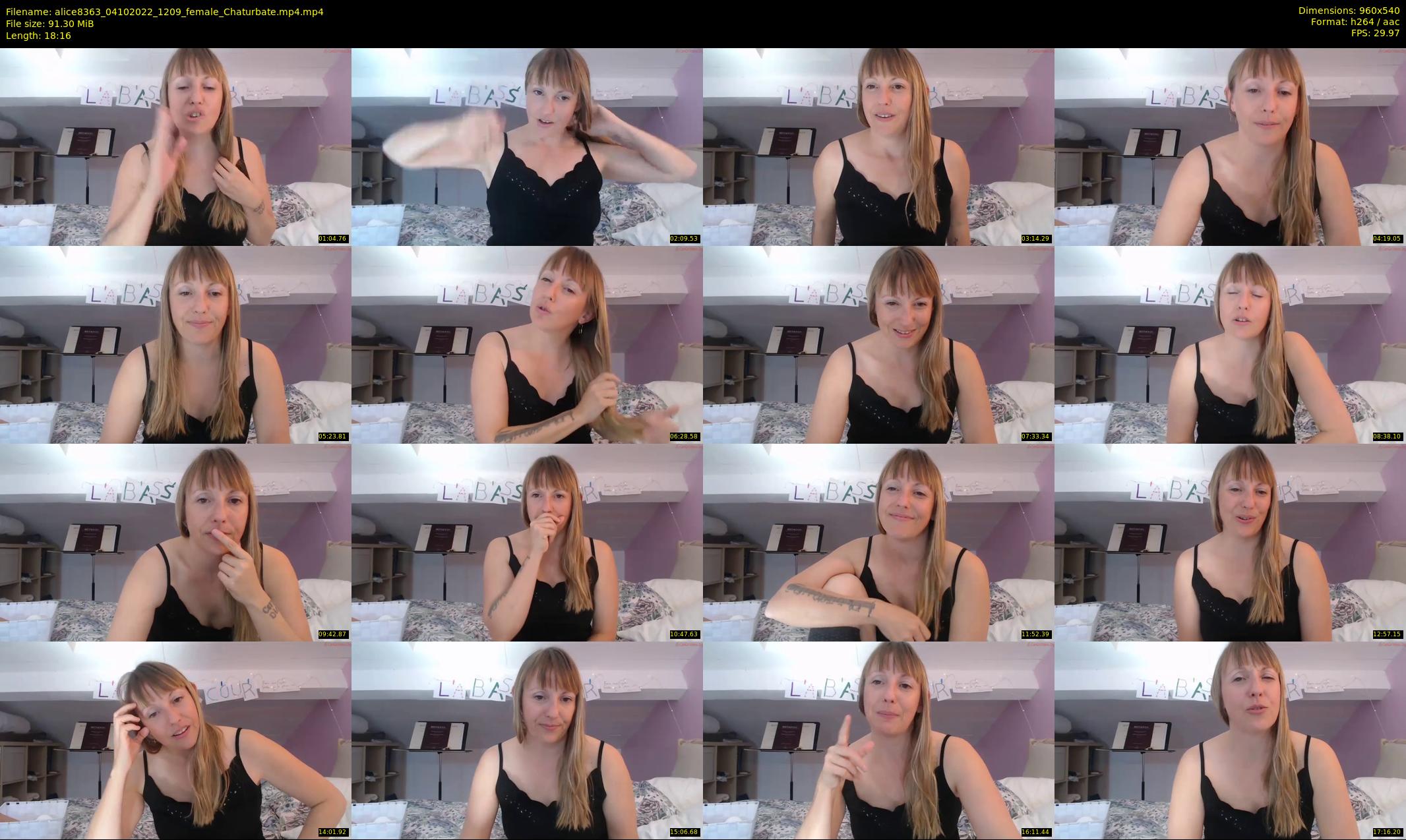 alice8363 — 19 minute Chaturbate female cam show recording, 480p, Oct 4, 2022