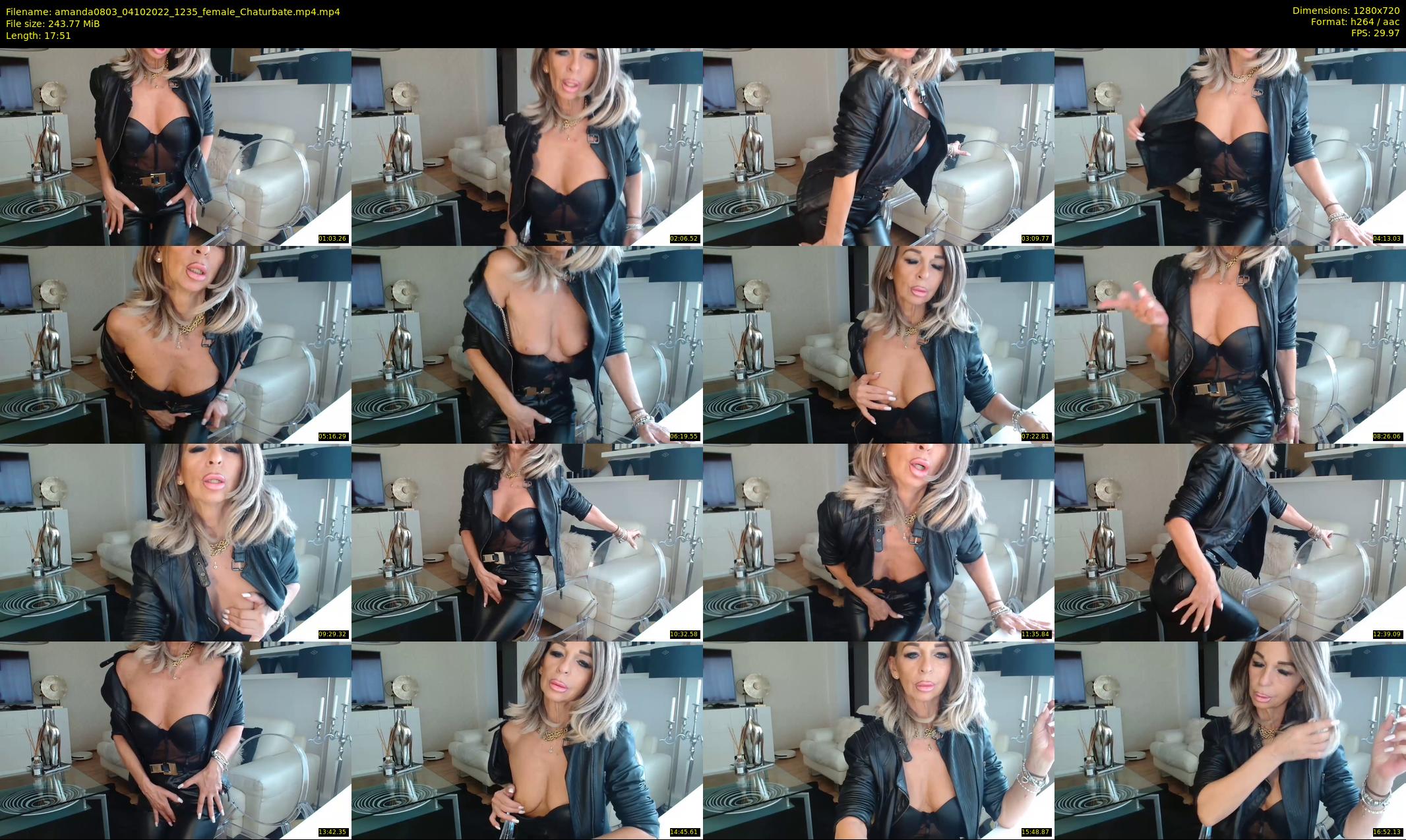 amanda0803 — 18 minute Chaturbate female cam show recording, 720p, Oct 4, 2022