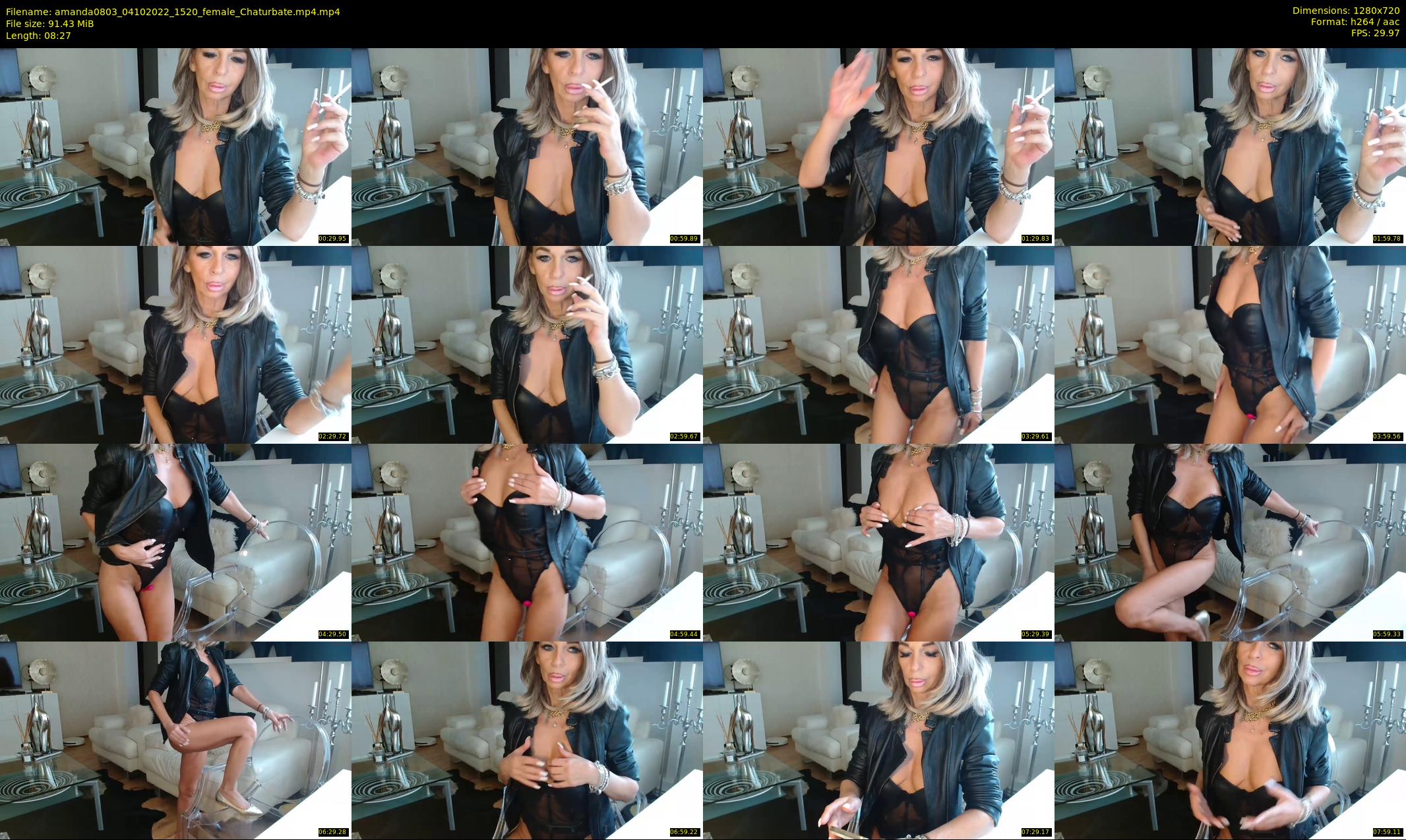 amanda0803 — 9 minute Chaturbate female cam show recording, 720p, Oct 4, 2022
