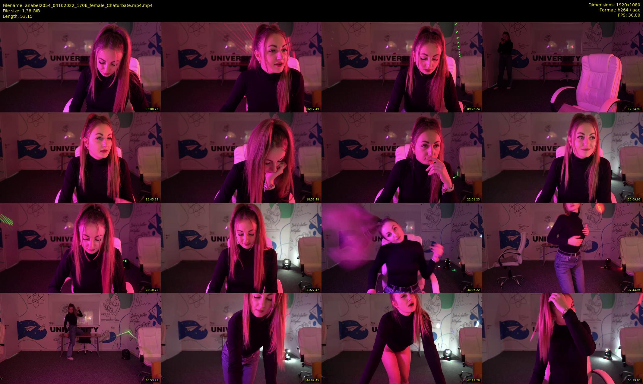 anabel2054 — 54 minute Chaturbate female cam show recording, 1080p, Oct 4, 2022