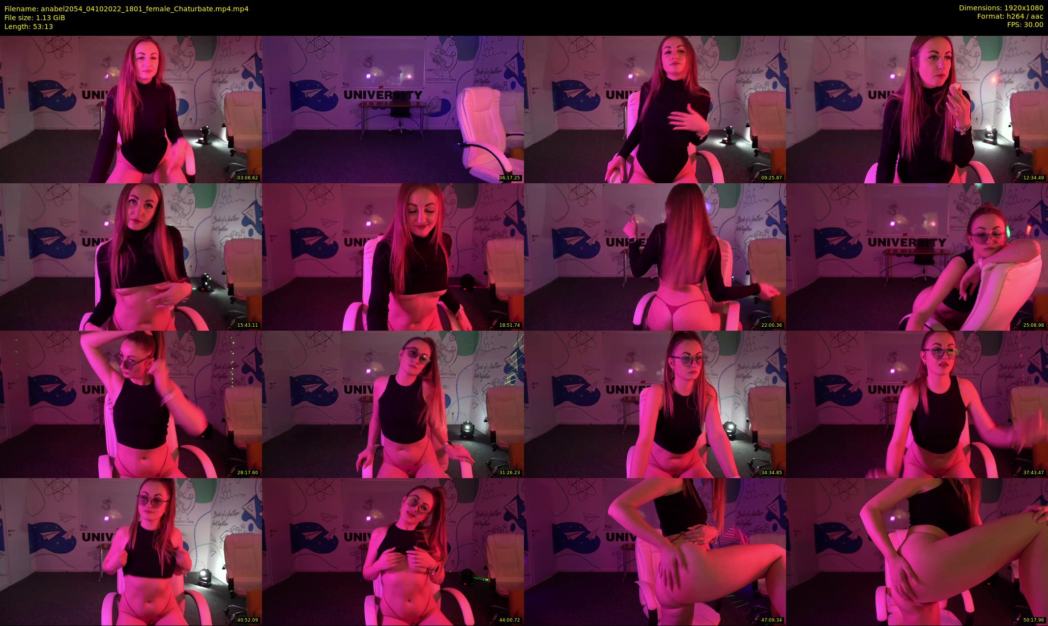 anabel2054 — 54 minute Chaturbate female cam show recording, 1080p, Oct 4, 2022