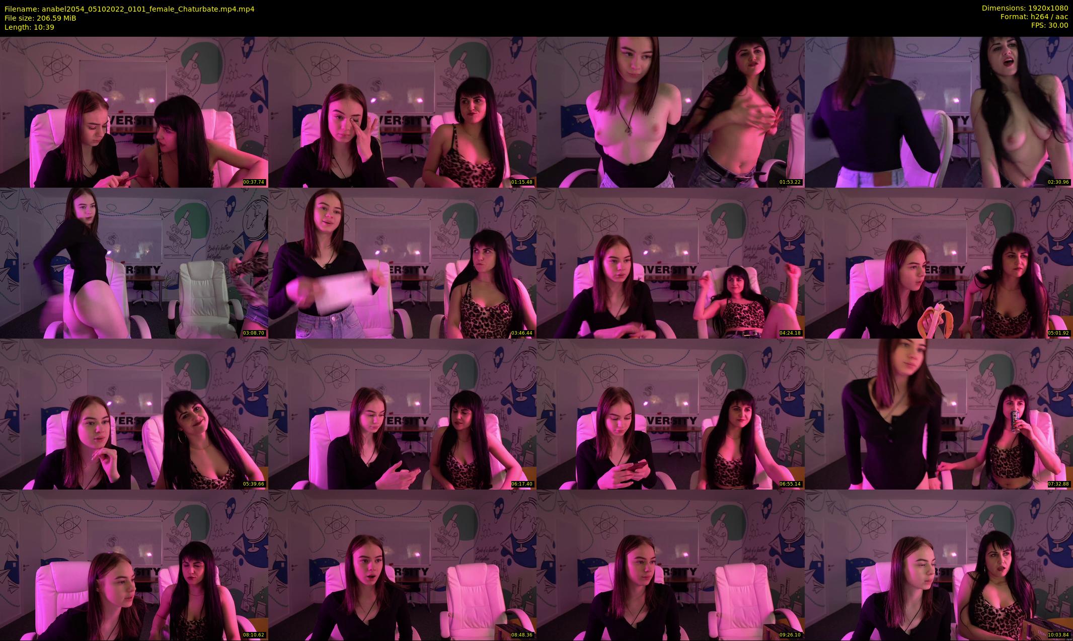 anabel2054 — 11 minute Chaturbate female cam show recording, 1080p, Oct 5, 2022