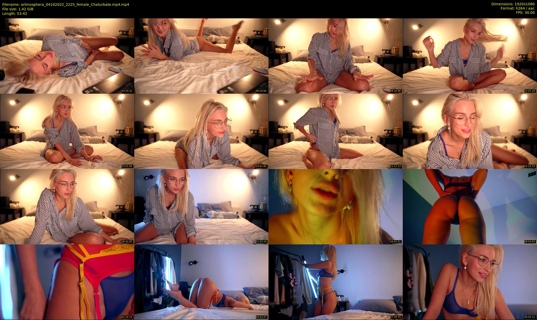 artmosphera — 54 minute Chaturbate female cam show recording, 1080p, Oct 4, 2022