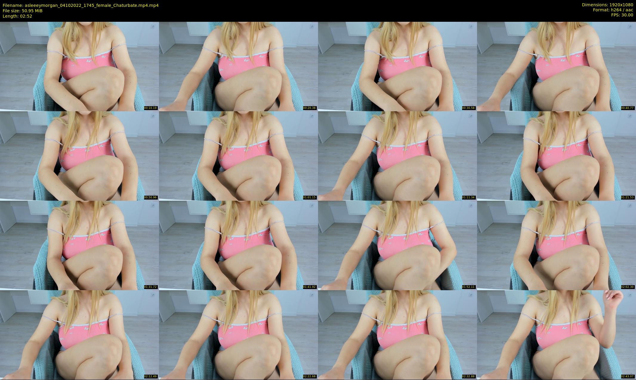asleeeymorgan — 3 minute Chaturbate female cam show recording, 1080p, Oct 4, 2022