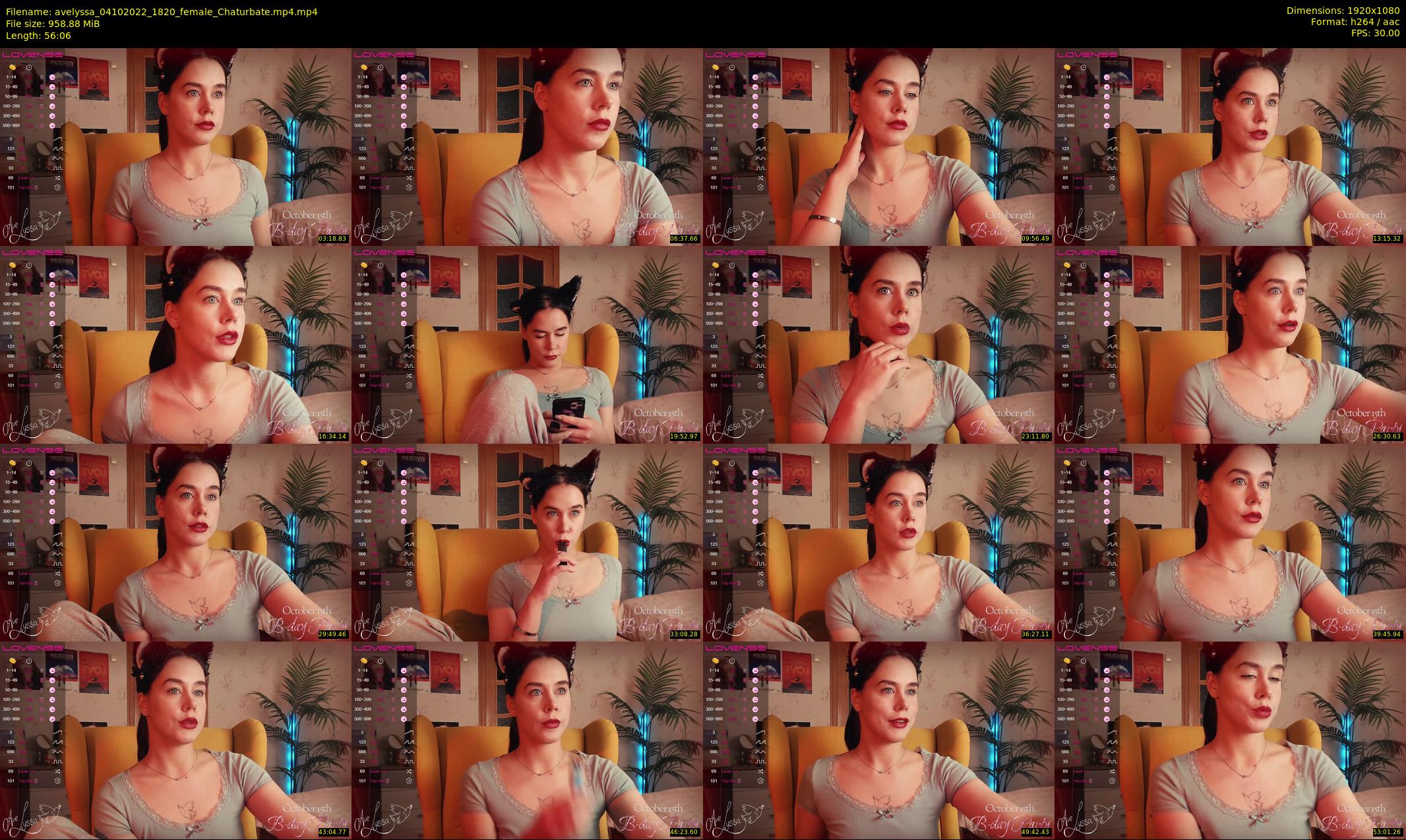 avelyssa — 57 minute Chaturbate female cam show recording, 1080p, Oct 4, 2022