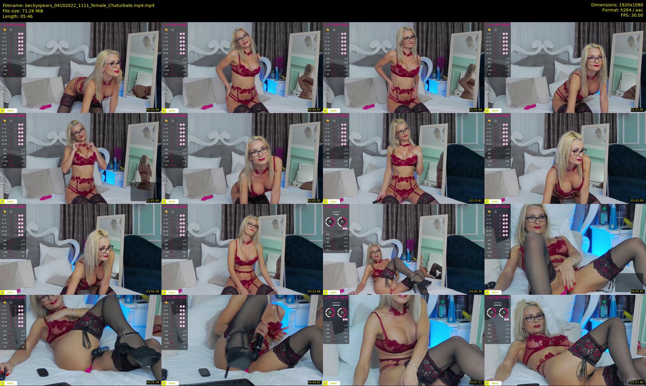 beckyspears — 6 minute Chaturbate female cam show recording, 1080p, Oct 4, 2022