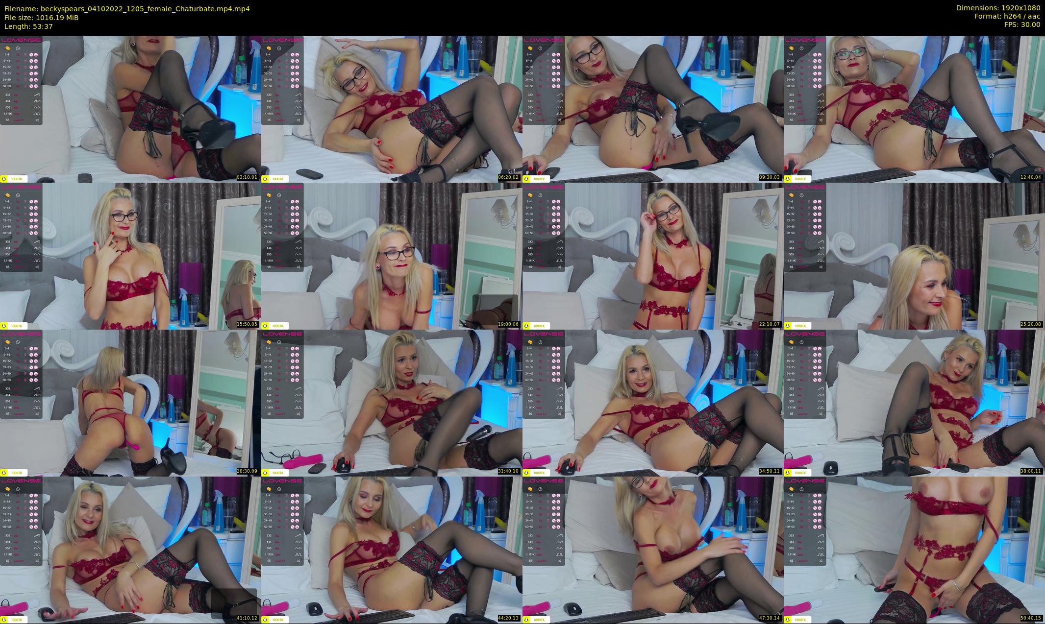 beckyspears — 54 minute Chaturbate female cam show recording, 1080p, Oct 4, 2022