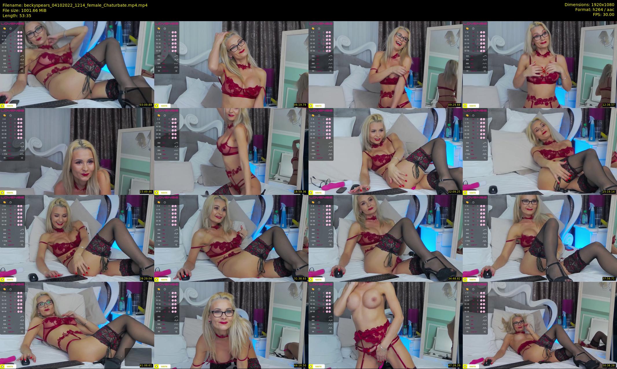beckyspears — 54 minute Chaturbate female cam show recording, 1080p, Oct 4, 2022