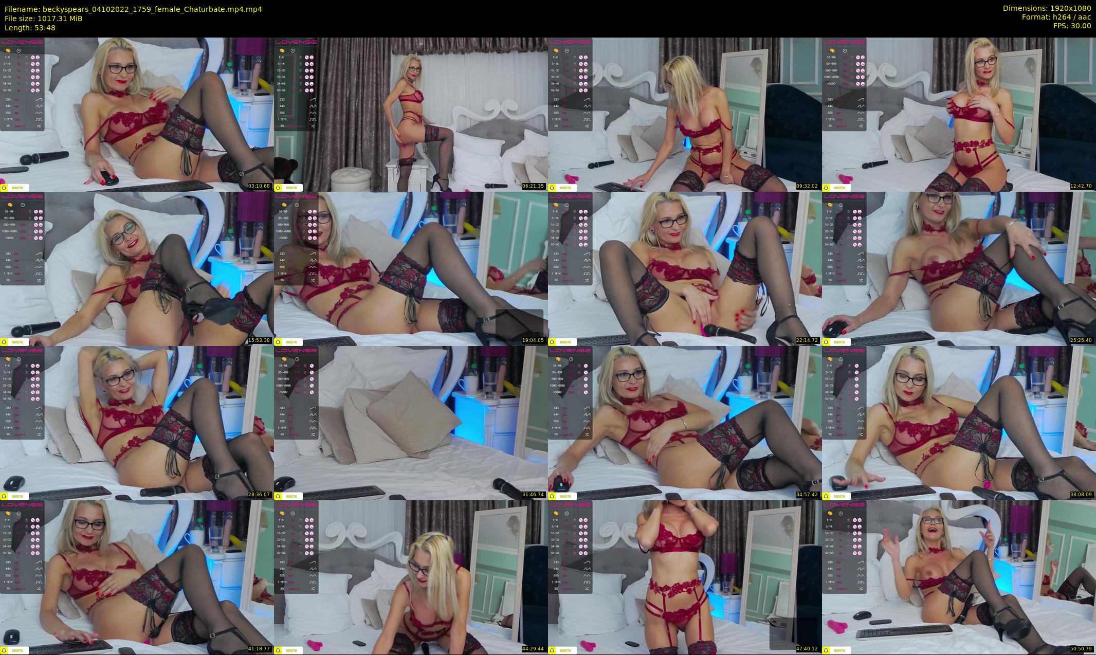 beckyspears — 54 minute Chaturbate female cam show recording, 1080p, Oct 4, 2022