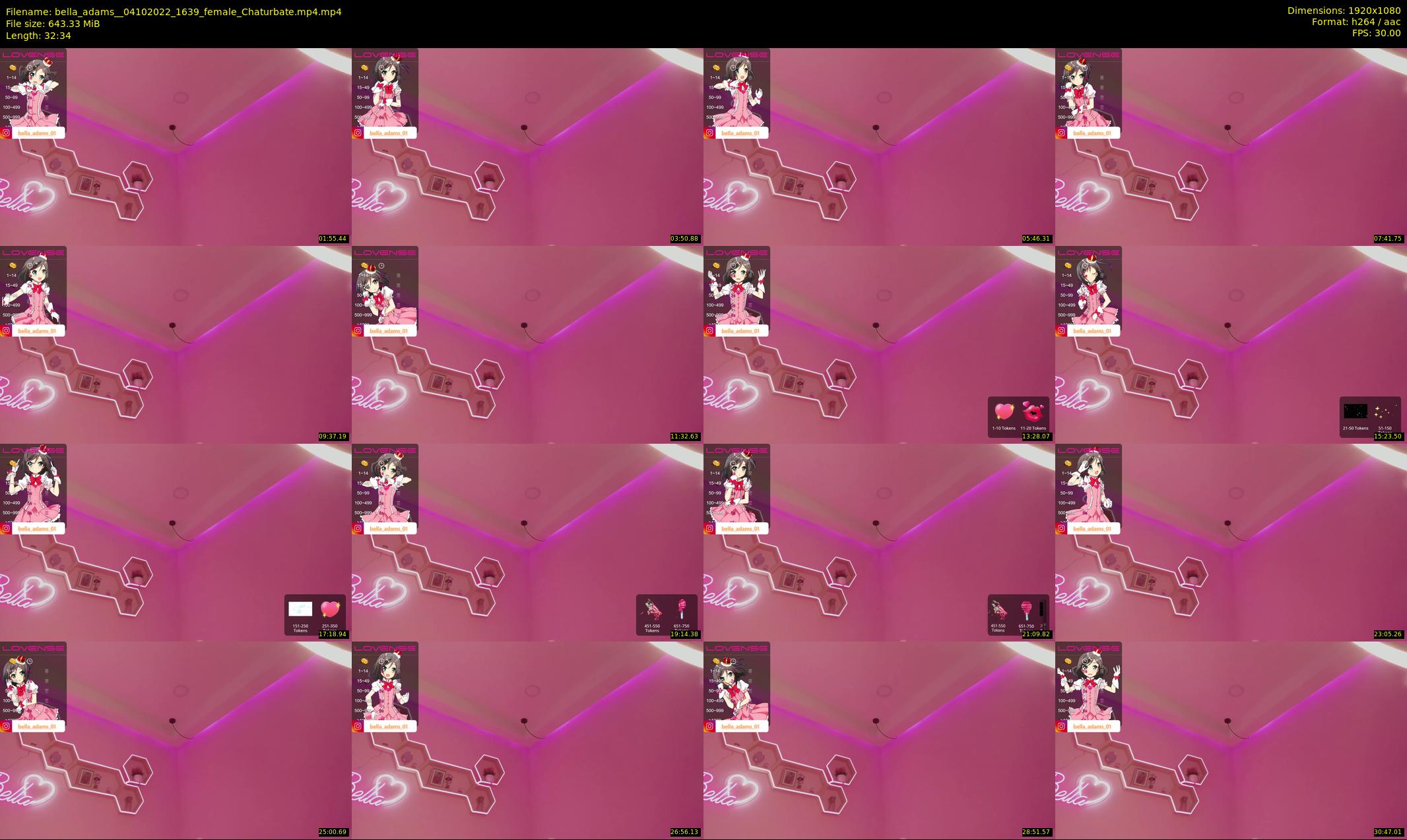 bella_adams_ — 33 minute Chaturbate female cam show recording, 1080p, Oct 4, 2022