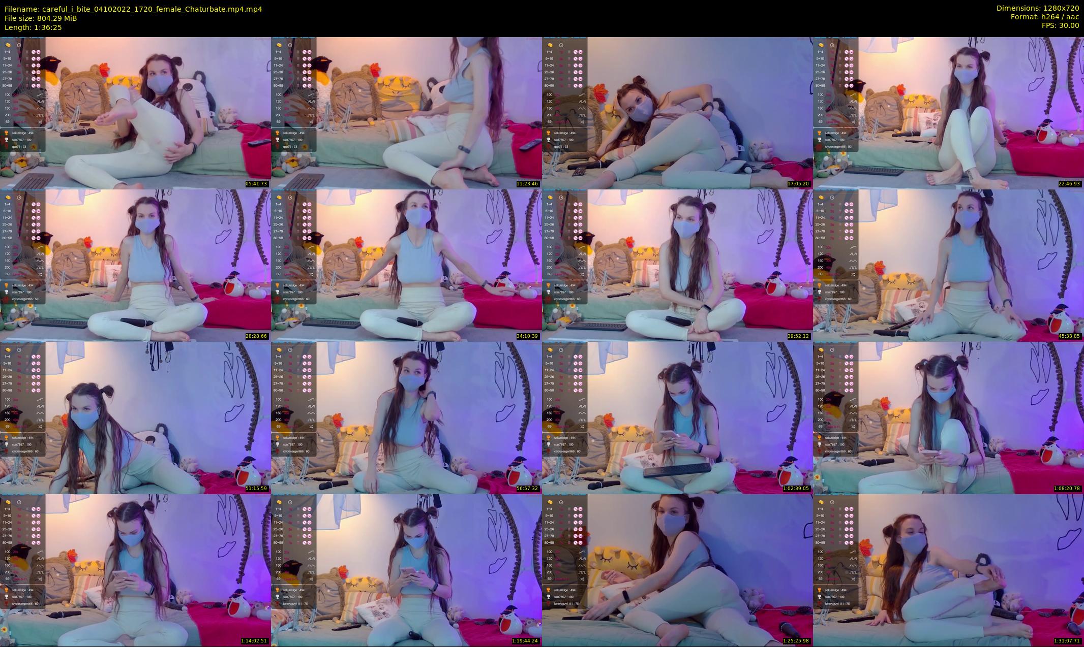 careful_i_bite — 97 minute Chaturbate female cam show recording, 720p, Oct 4, 2022