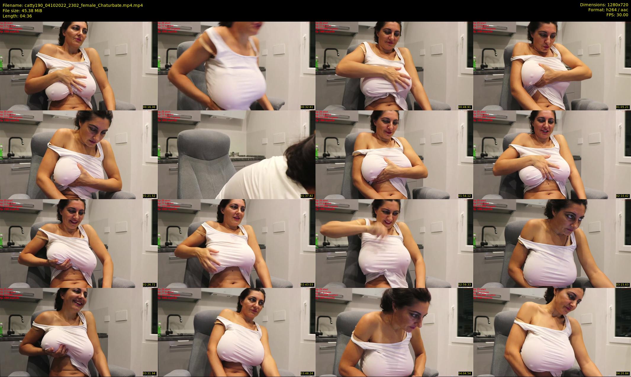 catty190 — 5 minute Chaturbate female cam show recording, 720p, Oct 4, 2022