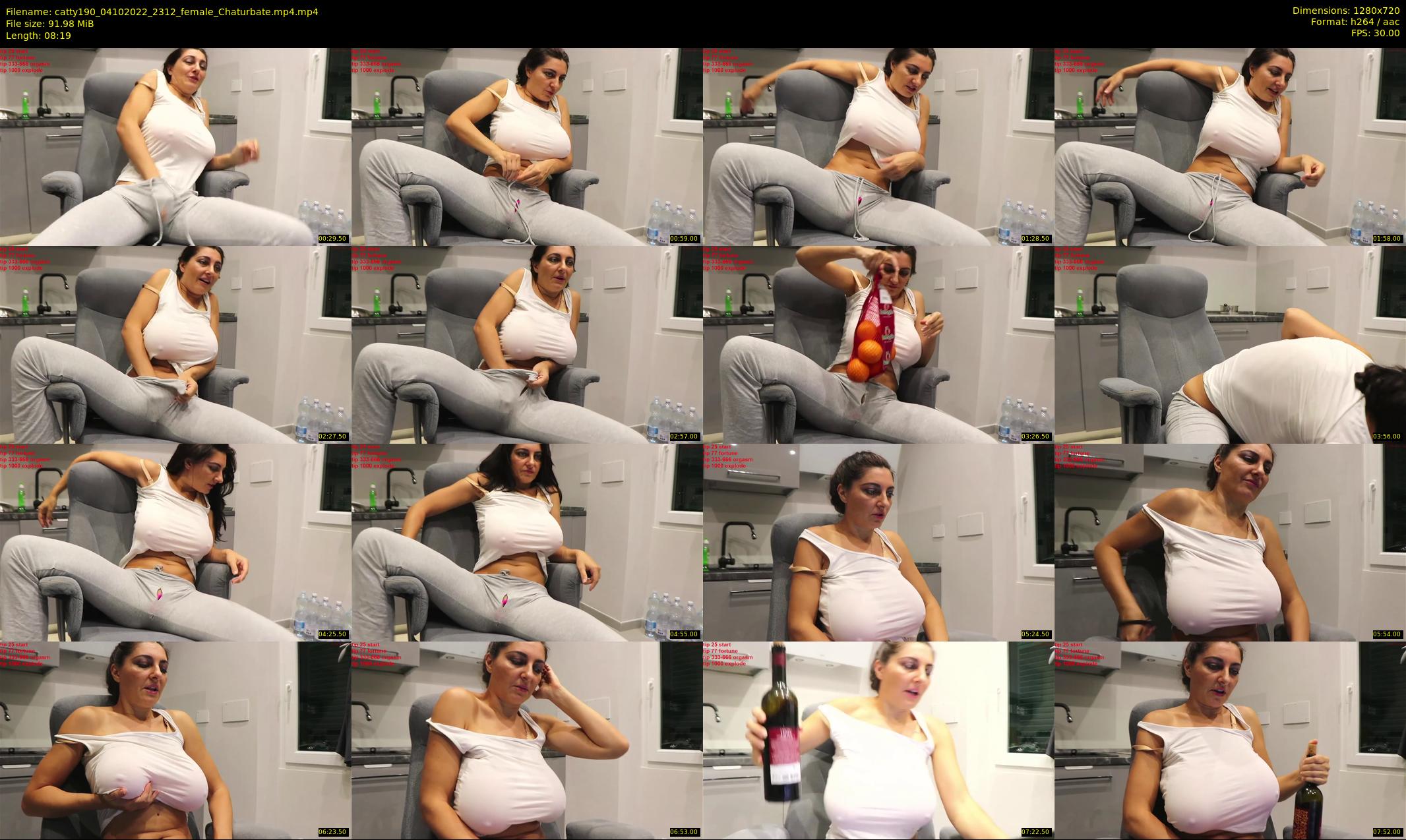 catty190 — 9 minute Chaturbate female cam show recording, 720p, Oct 4, 2022
