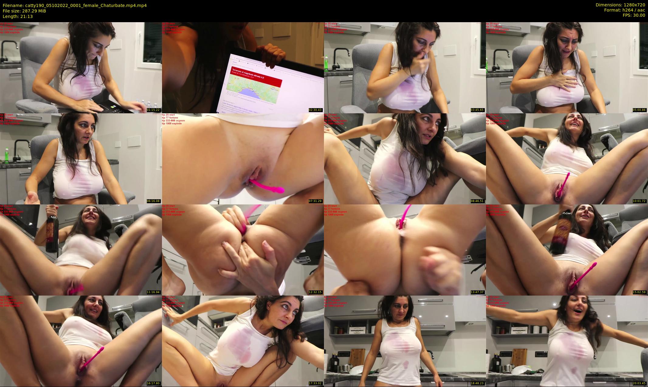 catty190 — 22 minute Chaturbate female cam show recording, 720p, Oct 5, 2022