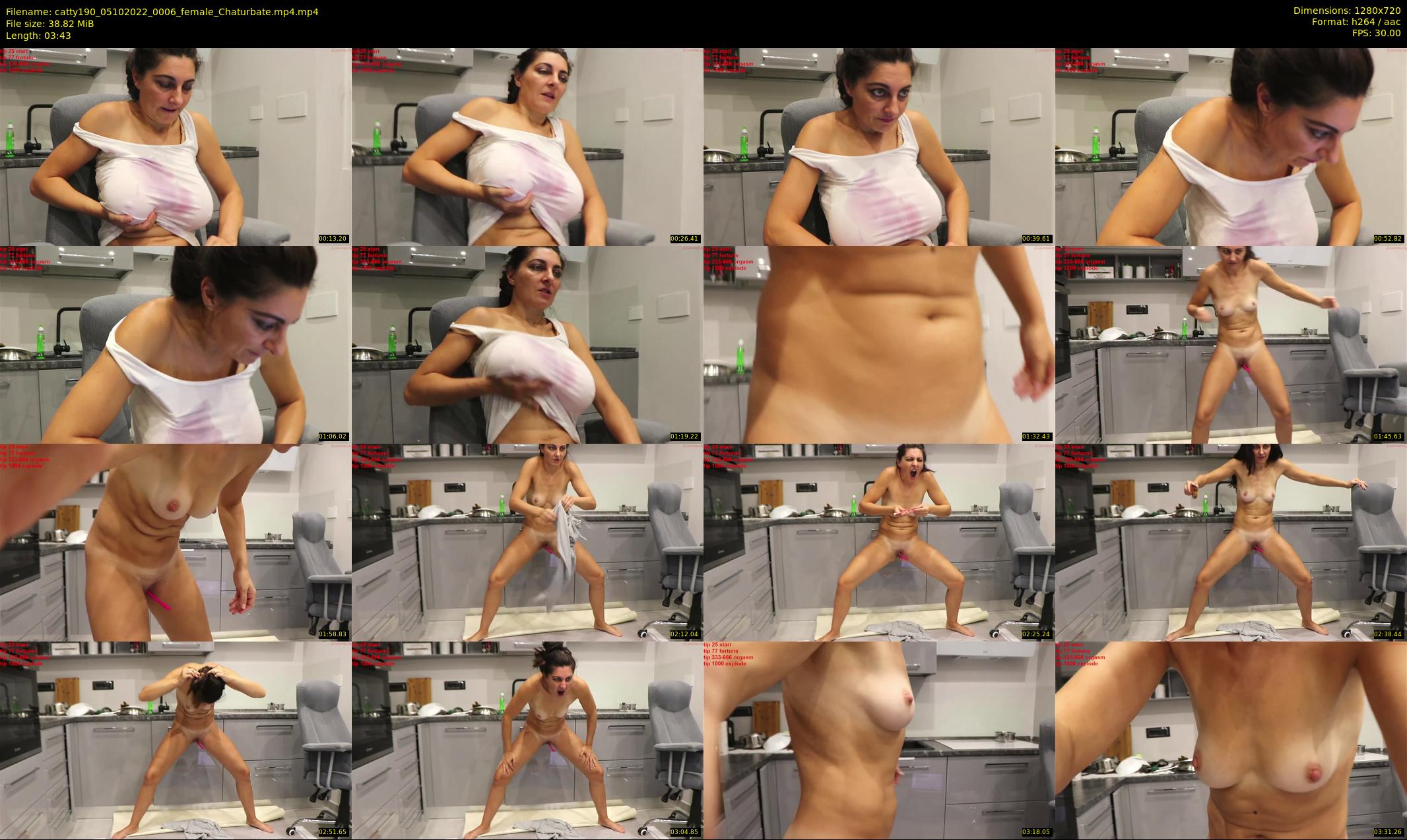 catty190 — 4 minute Chaturbate female cam show recording, 720p, Oct 5, 2022