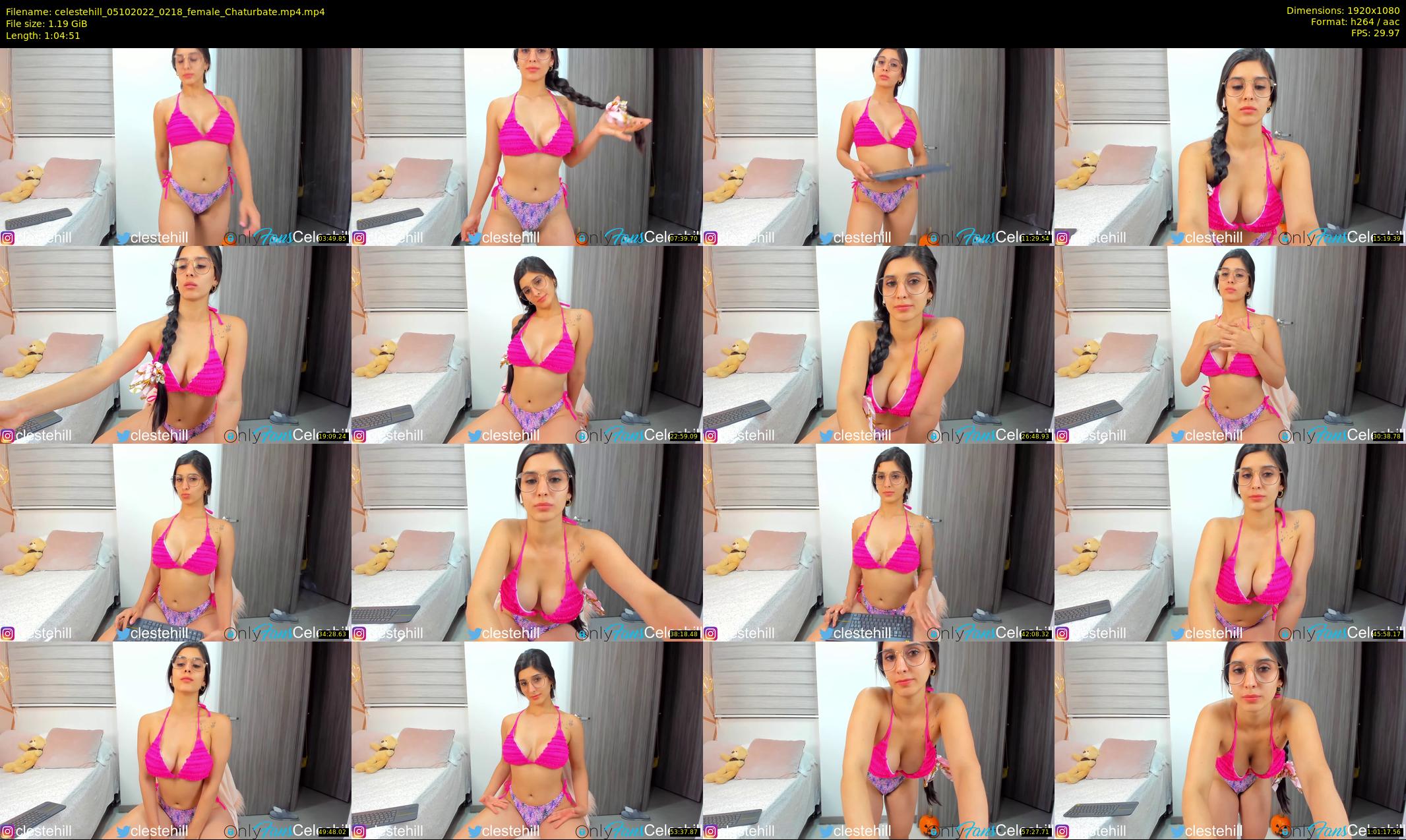 celestehill — 65 minute Chaturbate female cam show recording, 1080p, Oct 5, 2022