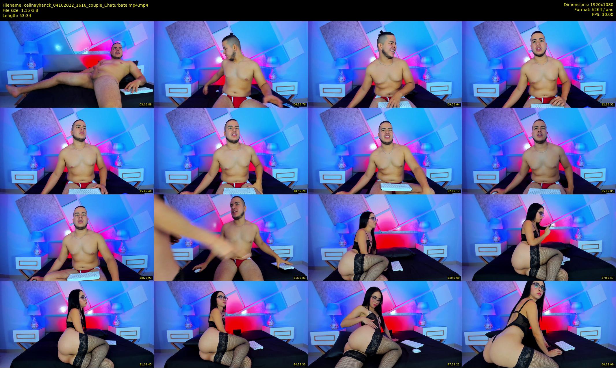 celinayhanck — 54 minute Chaturbate couple cam show recording, 1080p, Oct 4, 2022