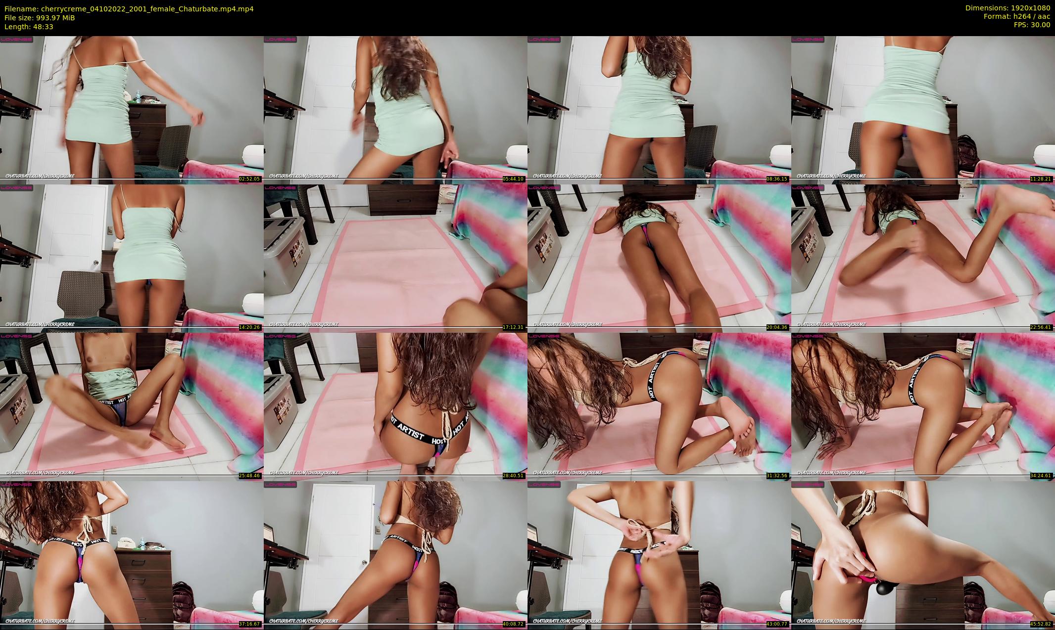 cherrycreme — 49 minute Chaturbate female cam show recording, 1080p, Oct 4, 2022
