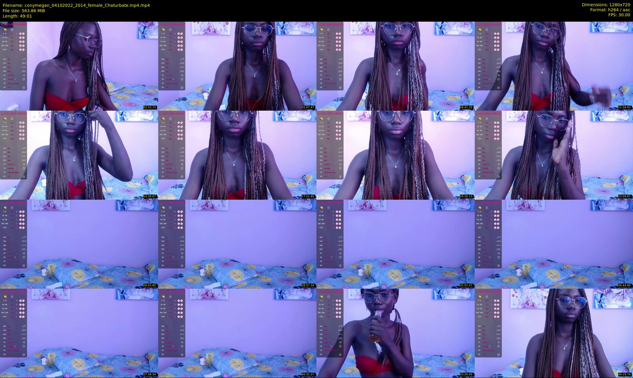 conymegan — 50 minute Chaturbate female cam show recording, 720p, Oct 4, 2022