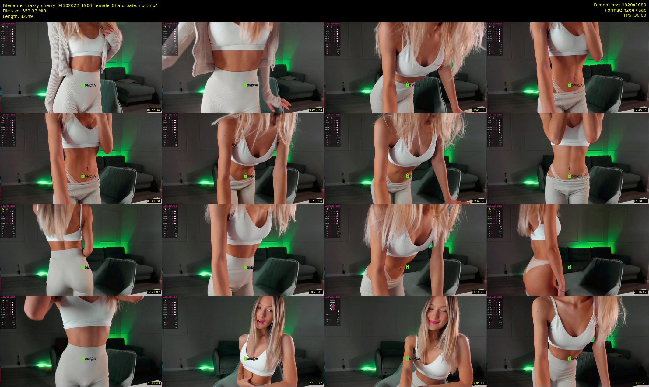 crazzy_cherry — 33 minute Chaturbate female cam show recording, 1080p, Oct 4, 2022