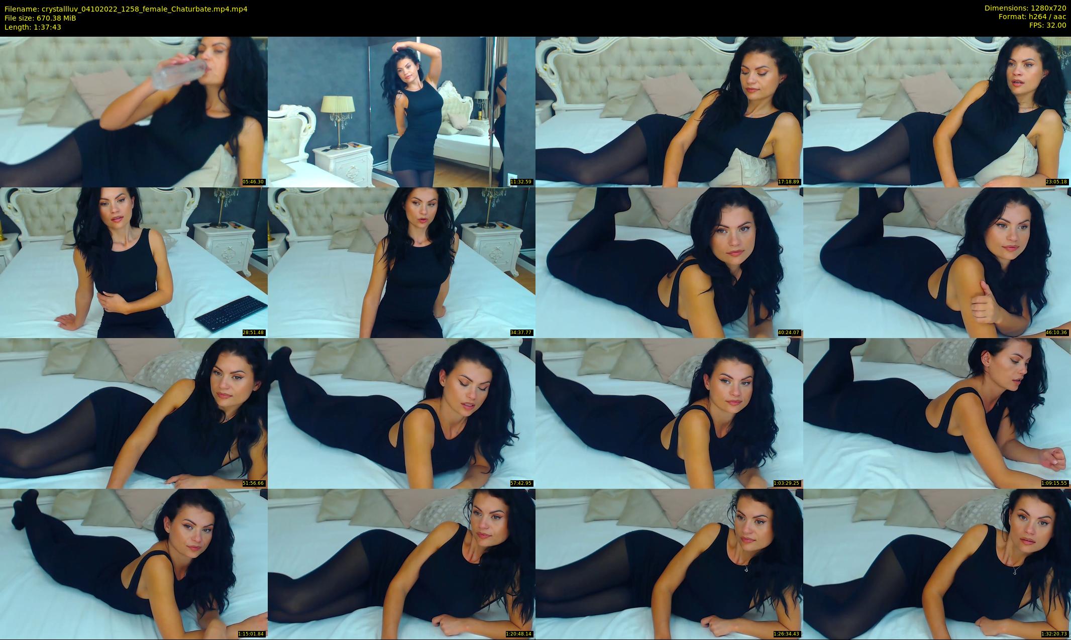 crystallluv — 98 minute Chaturbate female cam show recording, 720p, Oct 4, 2022