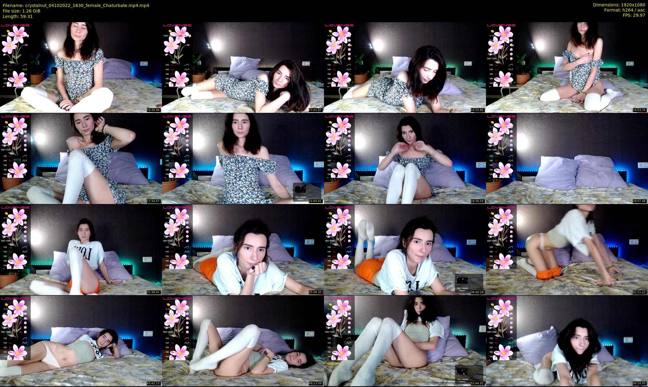 crystalnut — 60 minute Chaturbate female cam show recording, 1080p, Oct 4, 2022