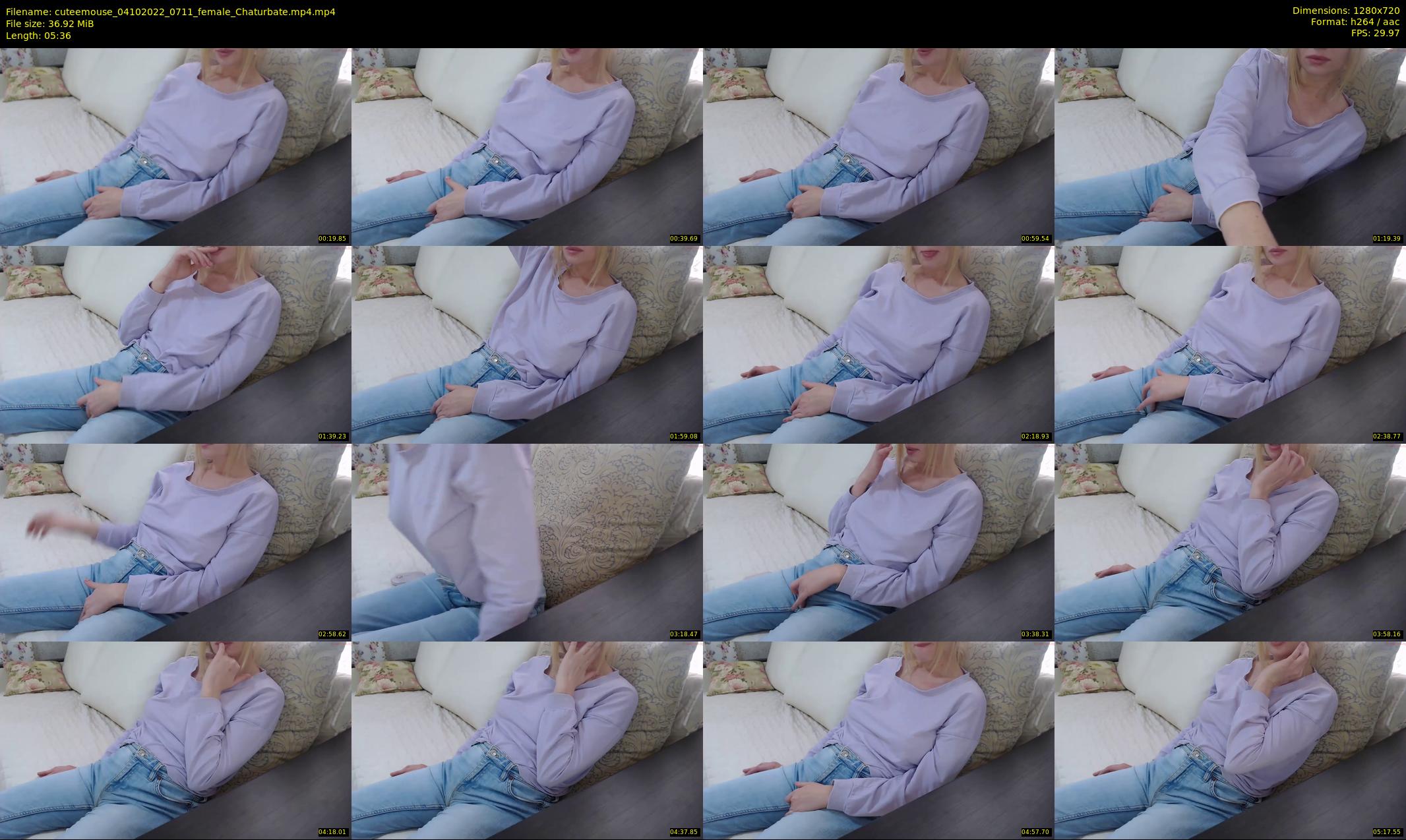 cuteemouse — 6 minute Chaturbate female cam show recording, 720p, Oct 4, 2022