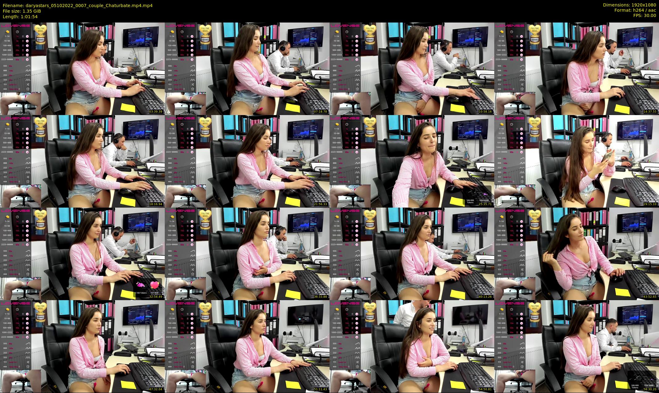 daryastars — 62 minute Chaturbate couple cam show recording, 1080p, Oct 5, 2022