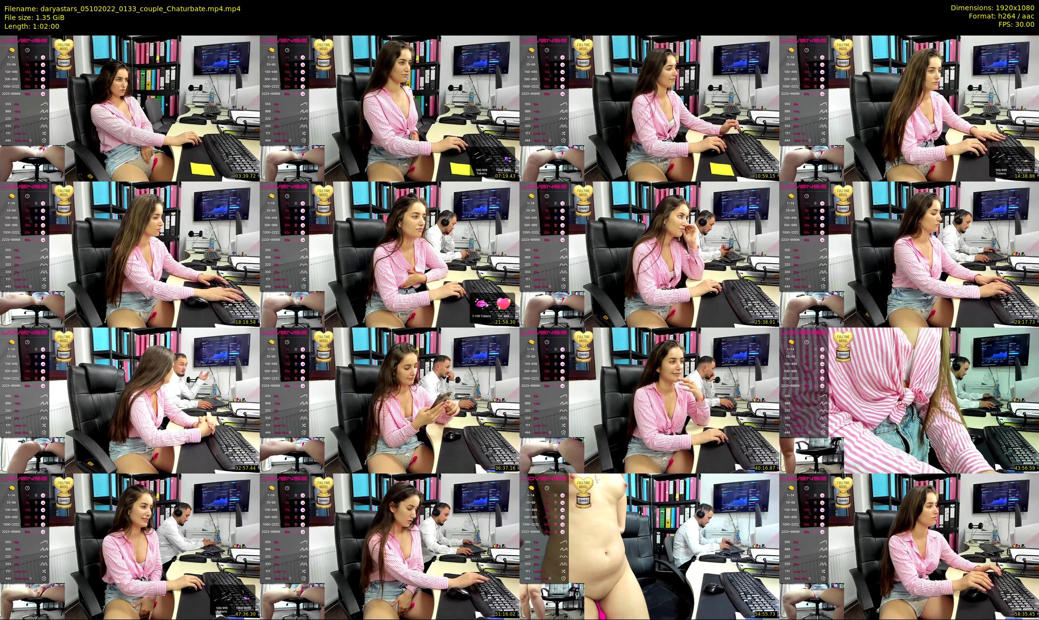 daryastars — 62 minute Chaturbate couple cam show recording, 1080p, Oct 5, 2022