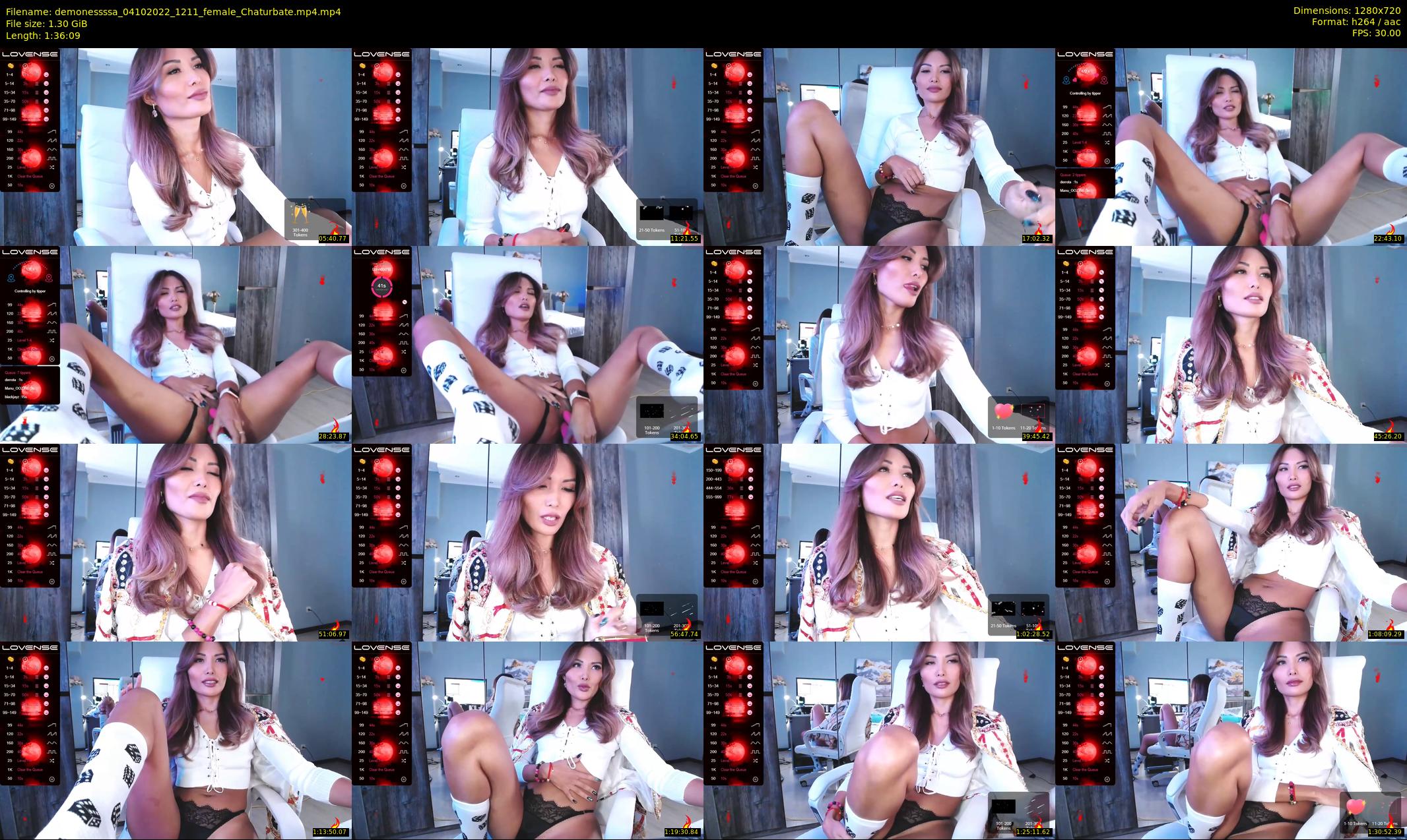 demonessssa — 97 minute Chaturbate female cam show recording, 720p, Oct 4, 2022