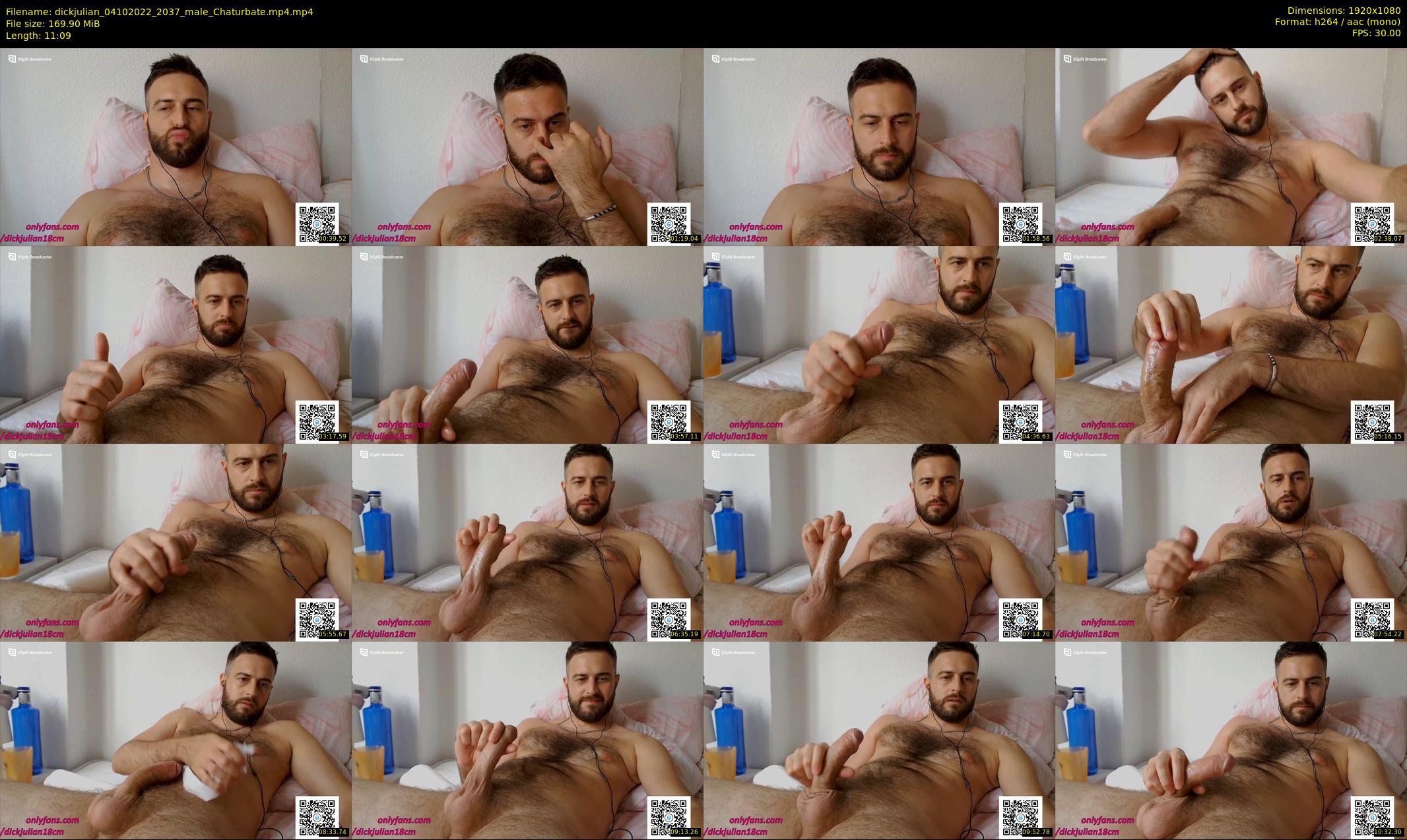 dickjulian — 12 minute Chaturbate male cam show recording, 1080p, Oct 4, 2022