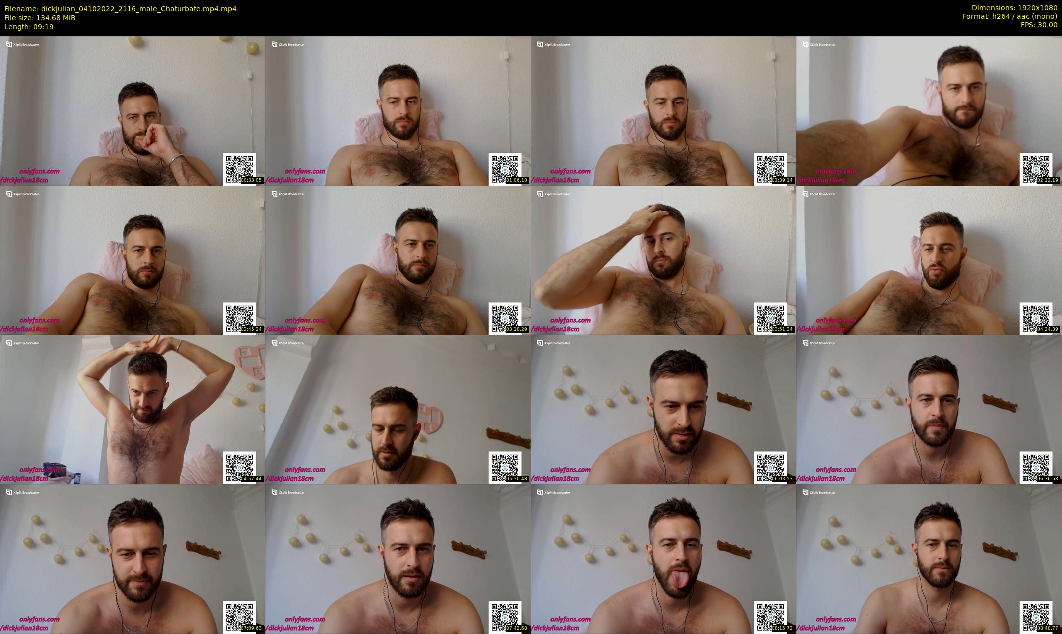 dickjulian — 10 minute Chaturbate male cam show recording, 1080p, Oct 4, 2022