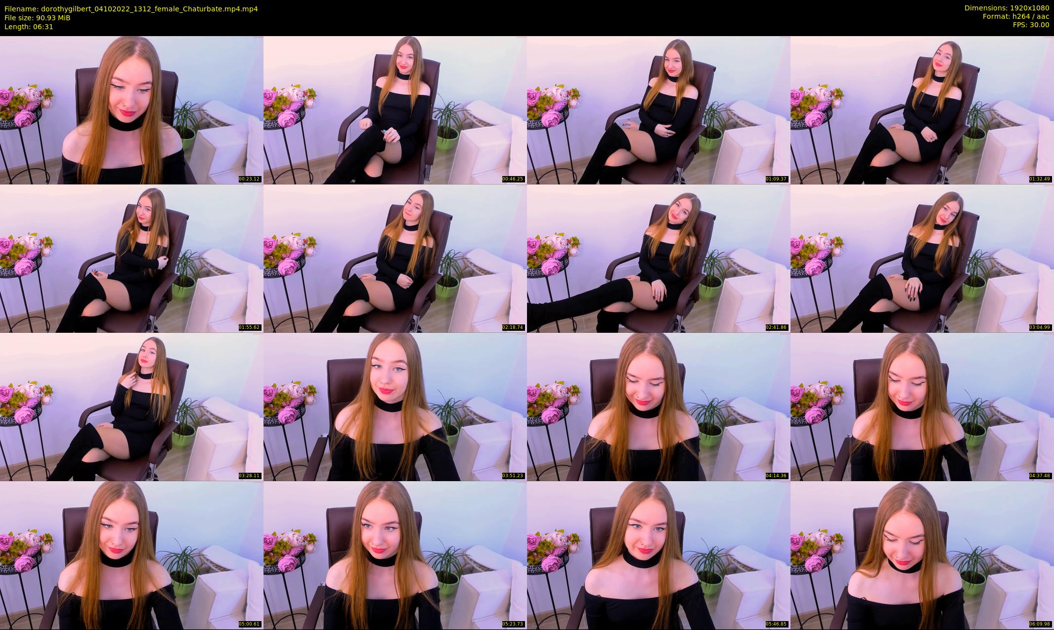 dorothygilbert — 7 minute Chaturbate female cam show recording, 1080p, Oct 4, 2022