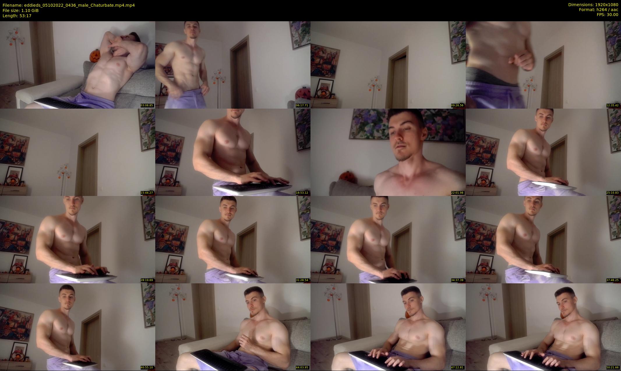 eddieds — 54 minute Chaturbate male cam show recording, 1080p, Oct 5, 2022