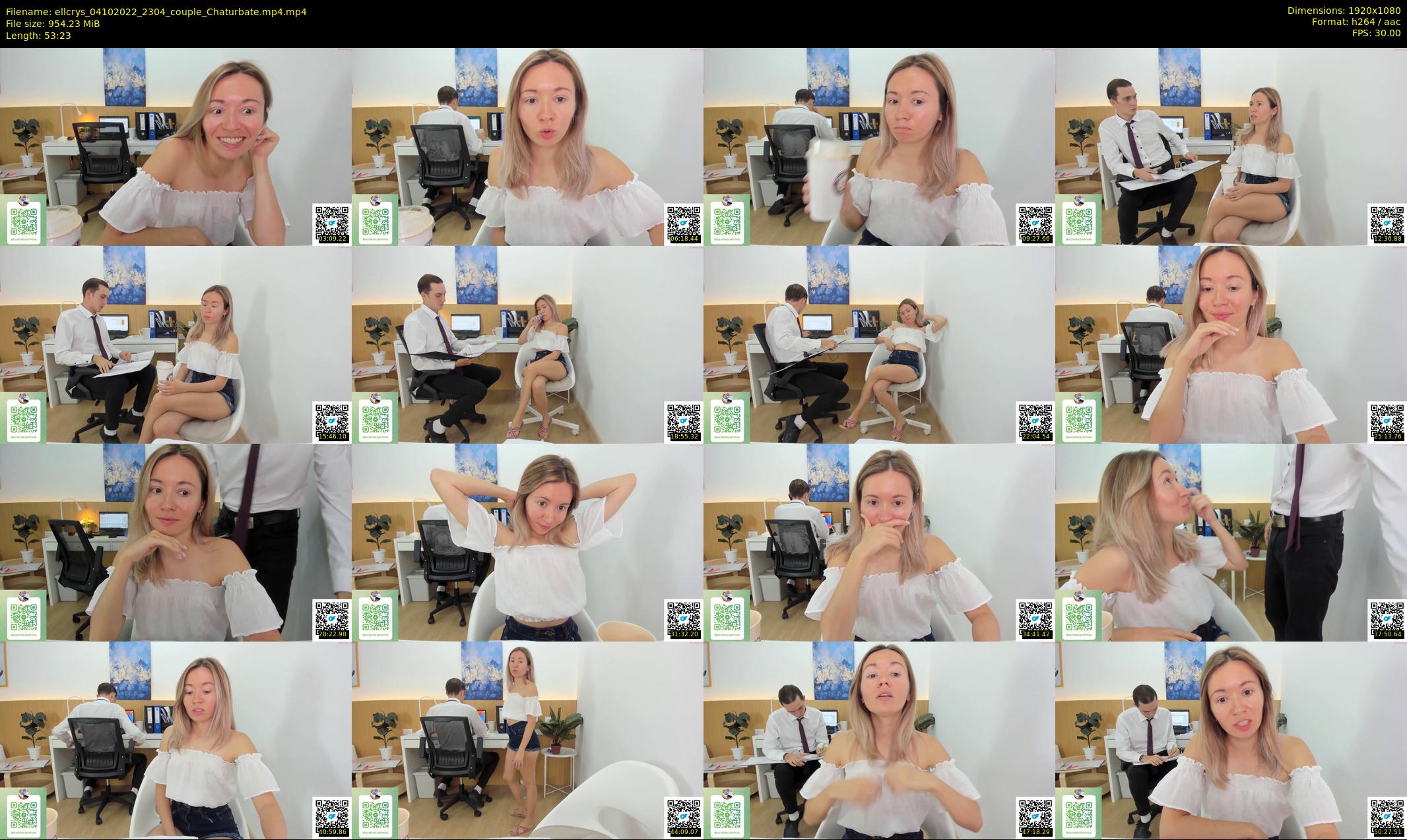 ellcrys — 54 minute Chaturbate couple cam show recording, 1080p, Oct 4, 2022