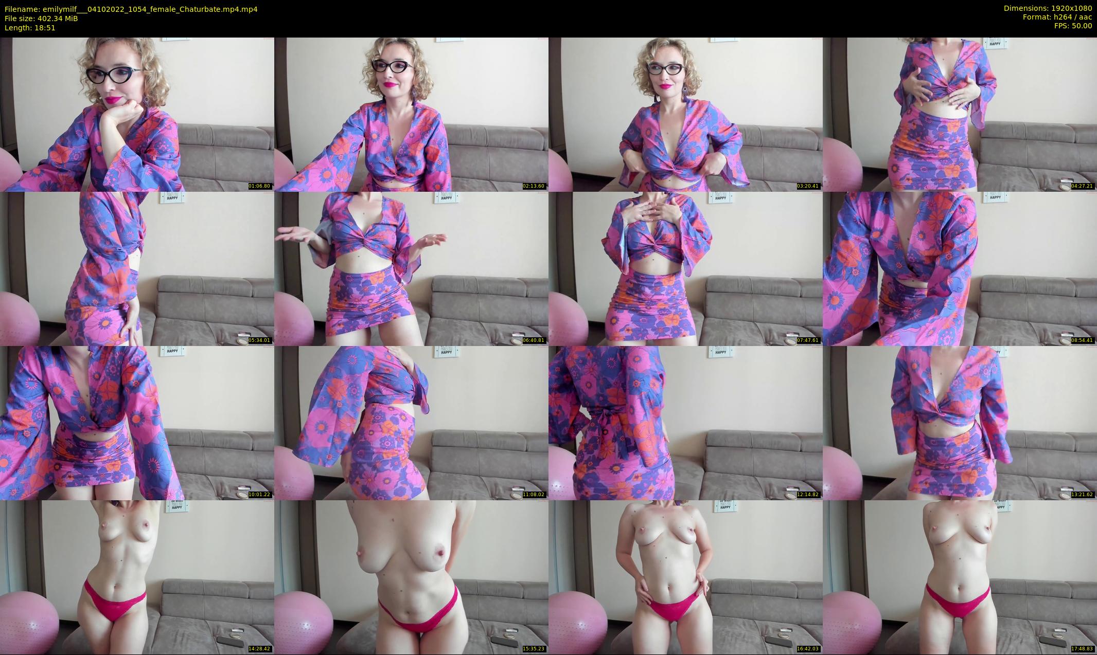 emilymilf__ — 19 minute Chaturbate female cam show recording, 1080p, Oct 4, 2022