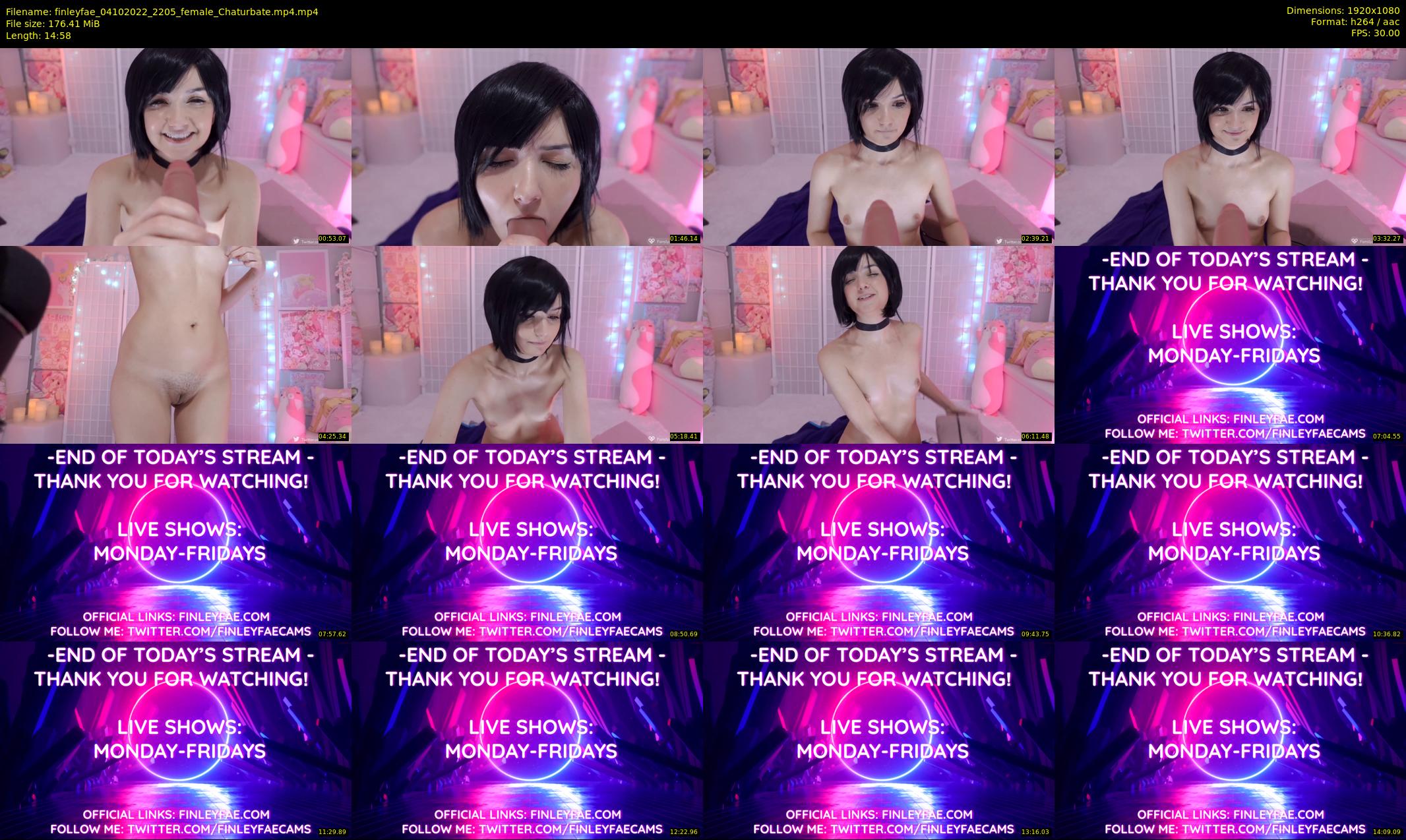 finleyfae — 15 minute Chaturbate female cam show recording, 1080p, Oct 4, 2022