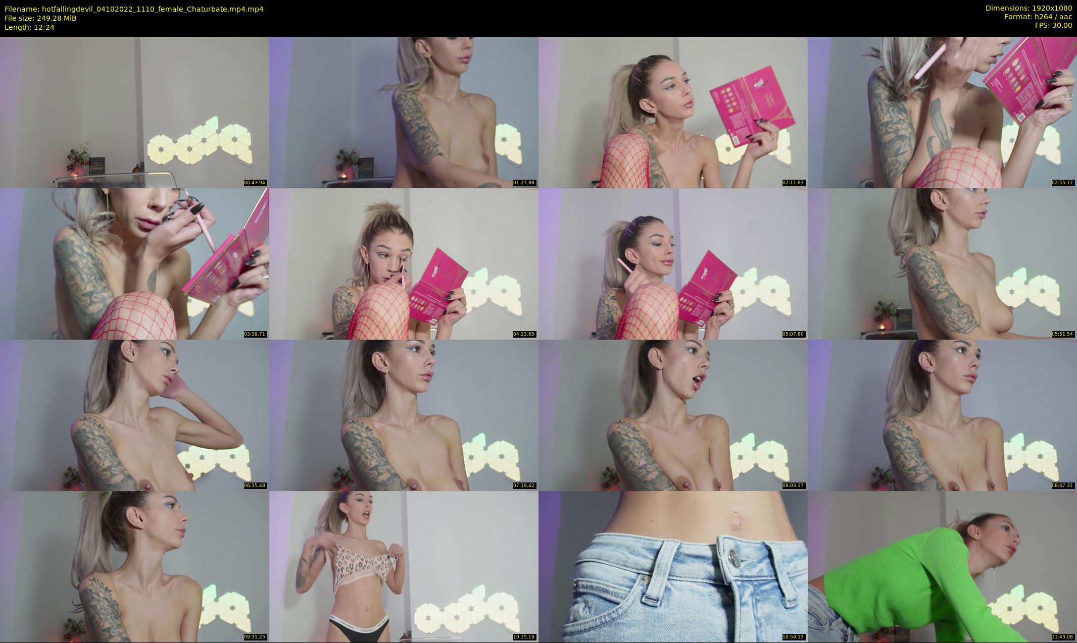 hotfallingdevil — 13 minute Chaturbate female cam show recording, 1080p, Oct 4, 2022