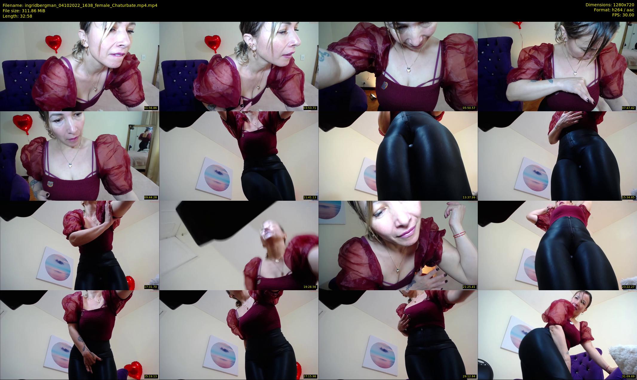 ingridbergman — 33 minute Chaturbate female cam show recording, 720p, Oct 4, 2022