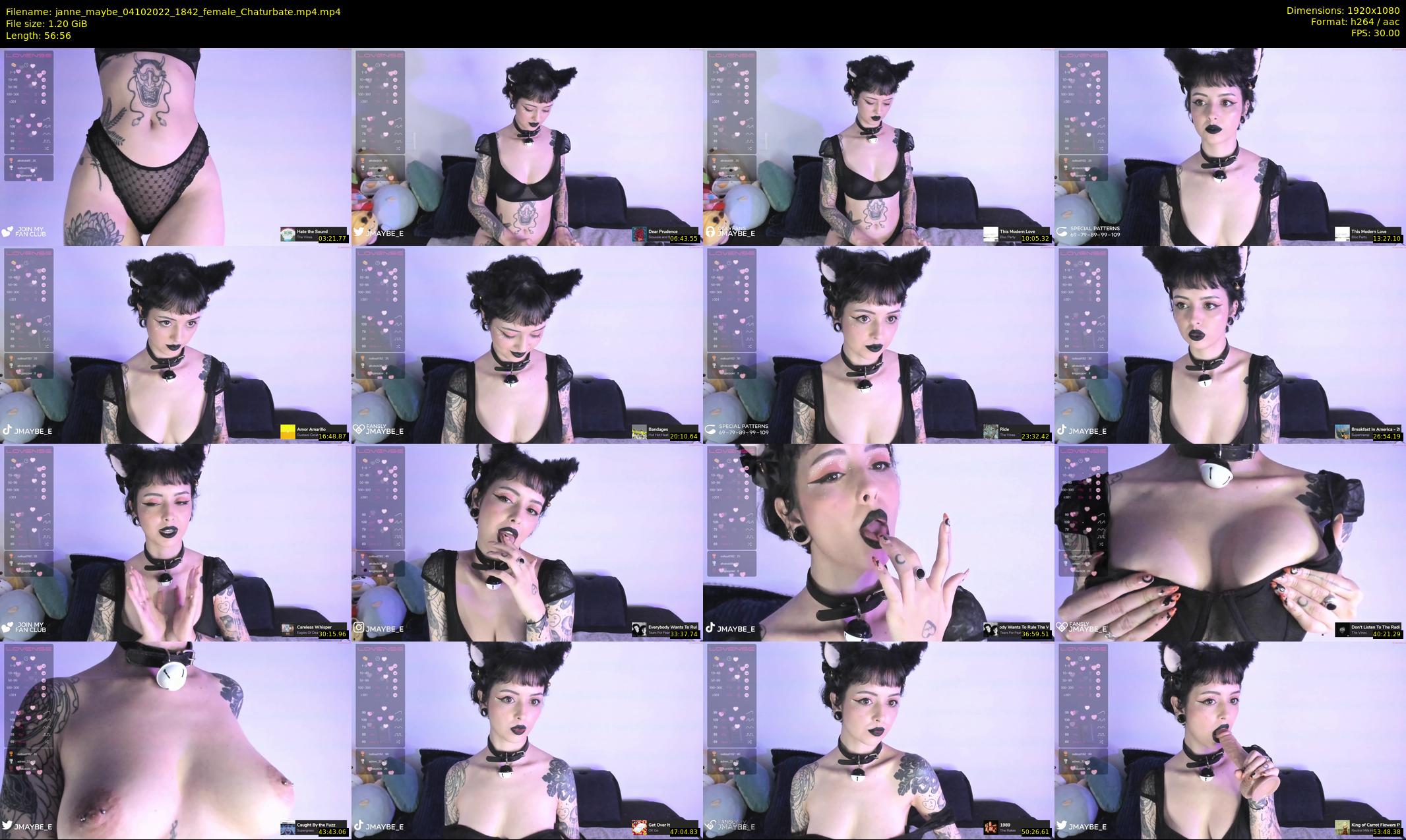 janne_maybe — 57 minute Chaturbate female cam show recording, 1080p, Oct 4, 2022