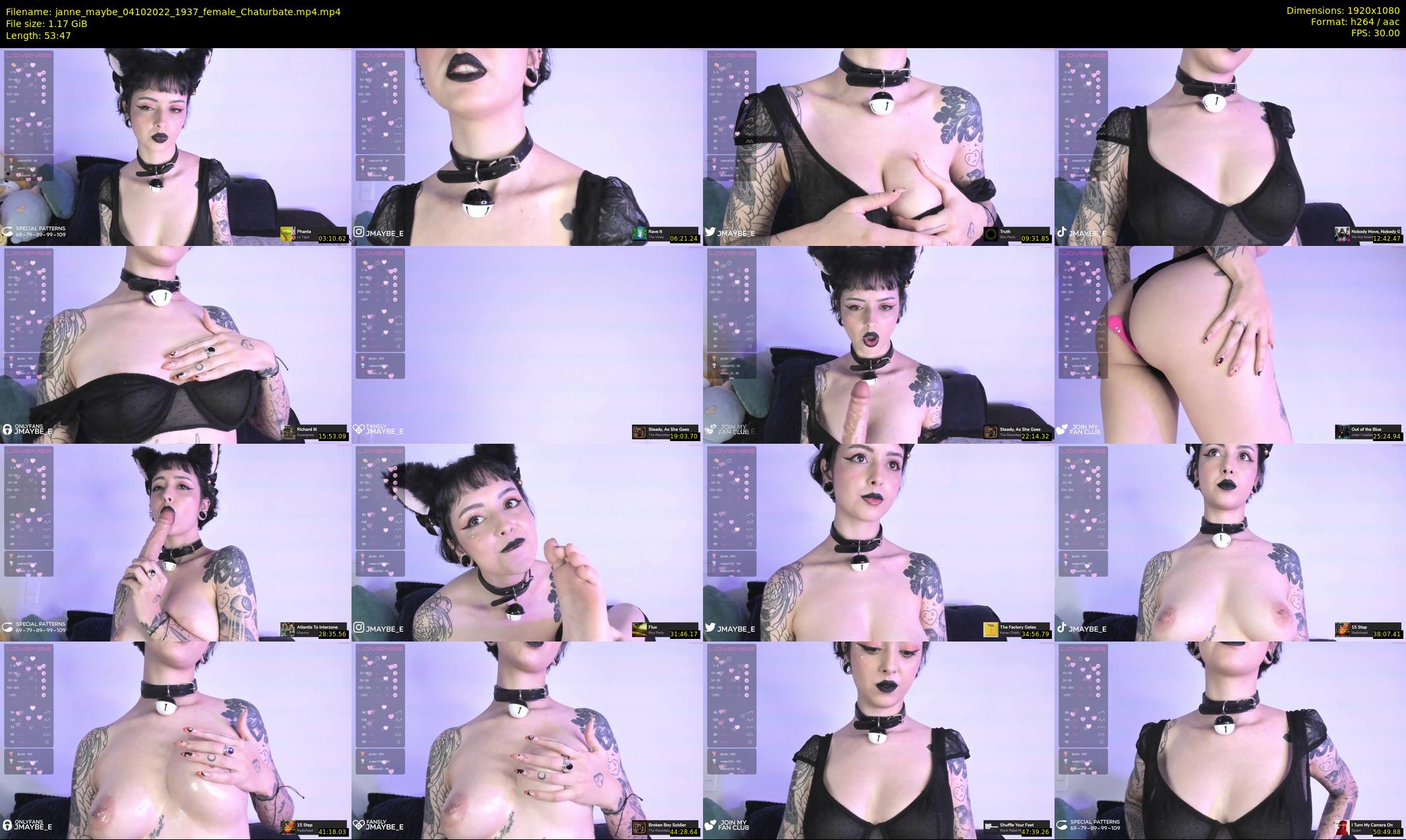 janne_maybe — 54 minute Chaturbate female cam show recording, 1080p, Oct 4, 2022