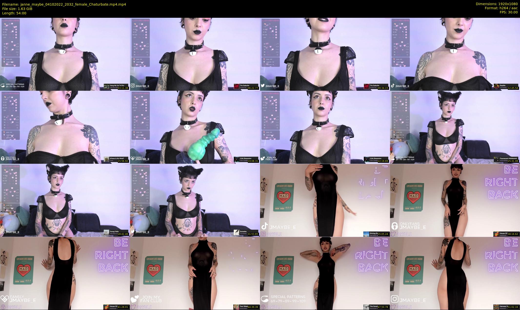 janne_maybe — 54 minute Chaturbate female cam show recording, 1080p, Oct 4, 2022