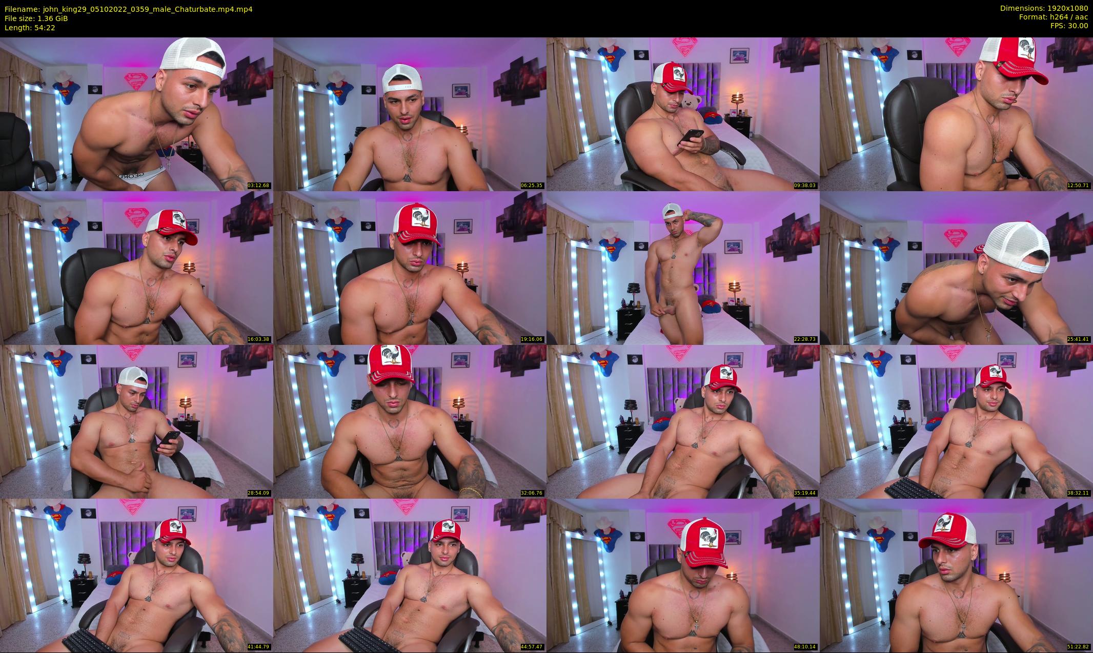 john_king29 — 55 minute Chaturbate male cam show recording, 1080p, Oct 5, 2022